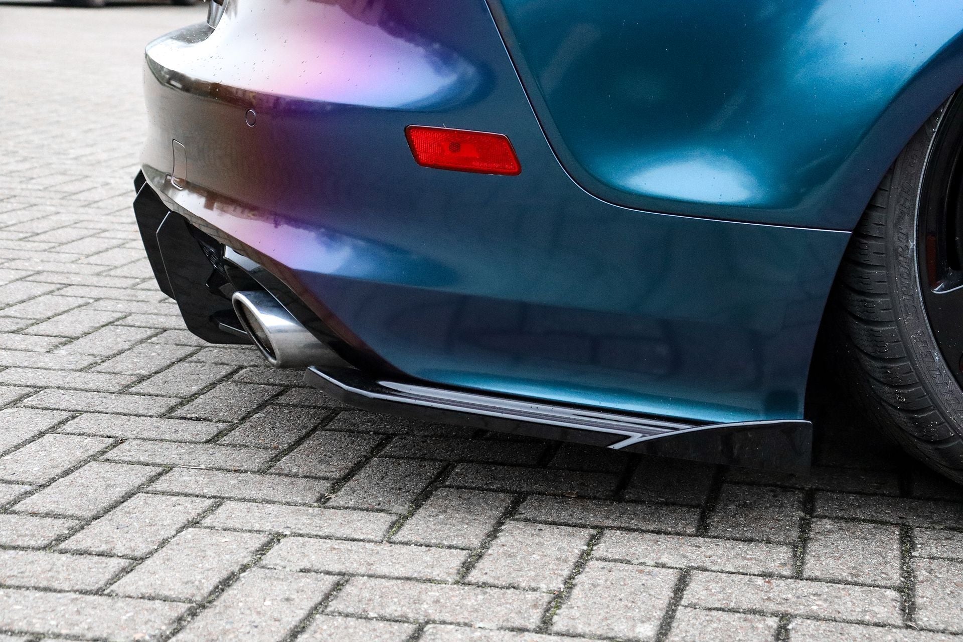 Heckansatz Seitenteile mit Wings passend für Audi A7 mit S-Line + S7 C7 4G