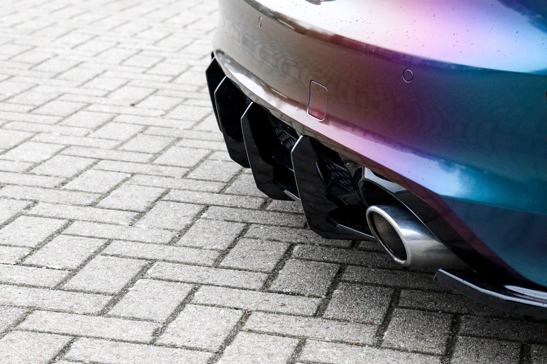 Gefräster Heckansatz aus ABS passend für Audi A7+S7 C7 4G mit S-Line