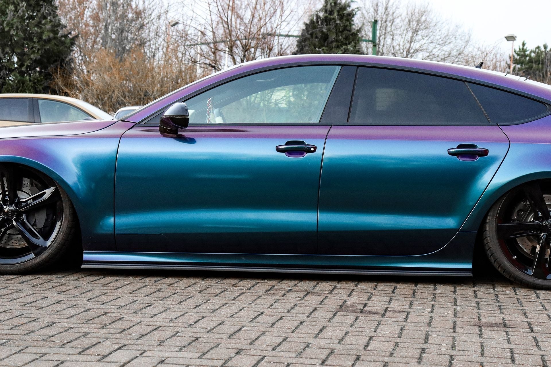 Cup Seitenschweller passend für Audi A7 S-Line + S7 C7 4G