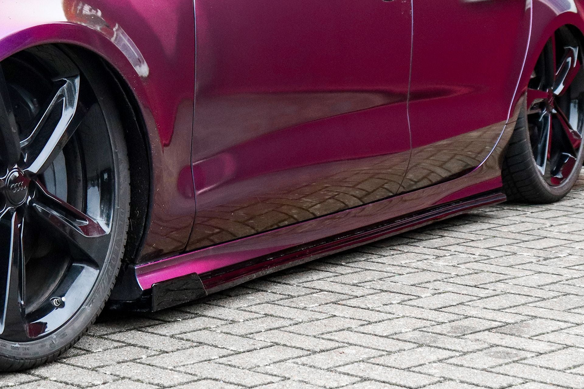 Cup Seitenschweller mit Wings vorne passend für Audi A7 S-Line + S7 C7 4G