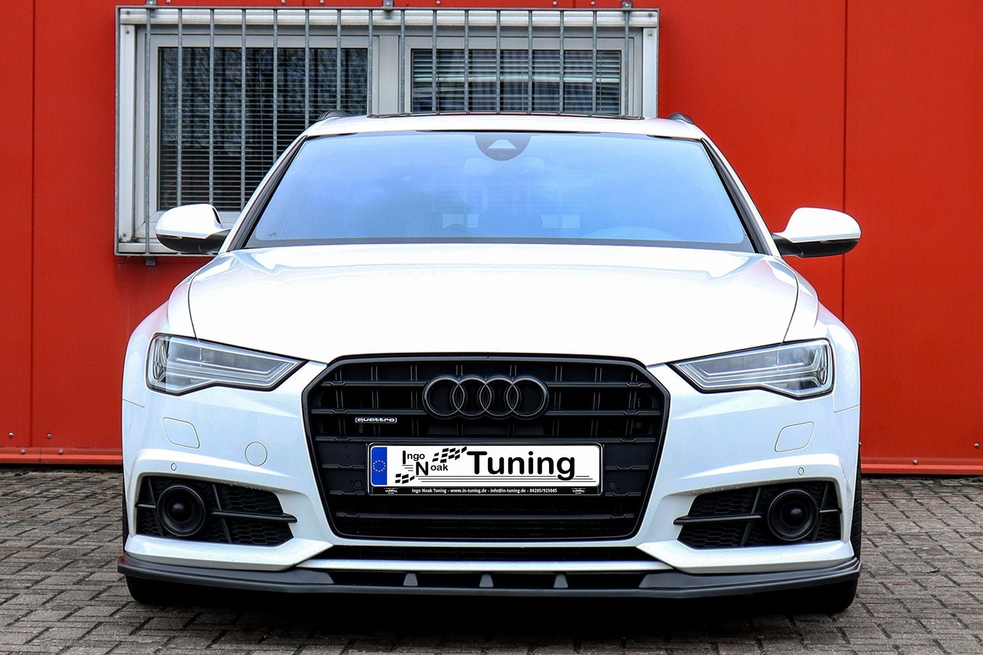 Cup Frontspoilerlippe V.2 passend für Audi A6 S-Line+ S6 4G C7