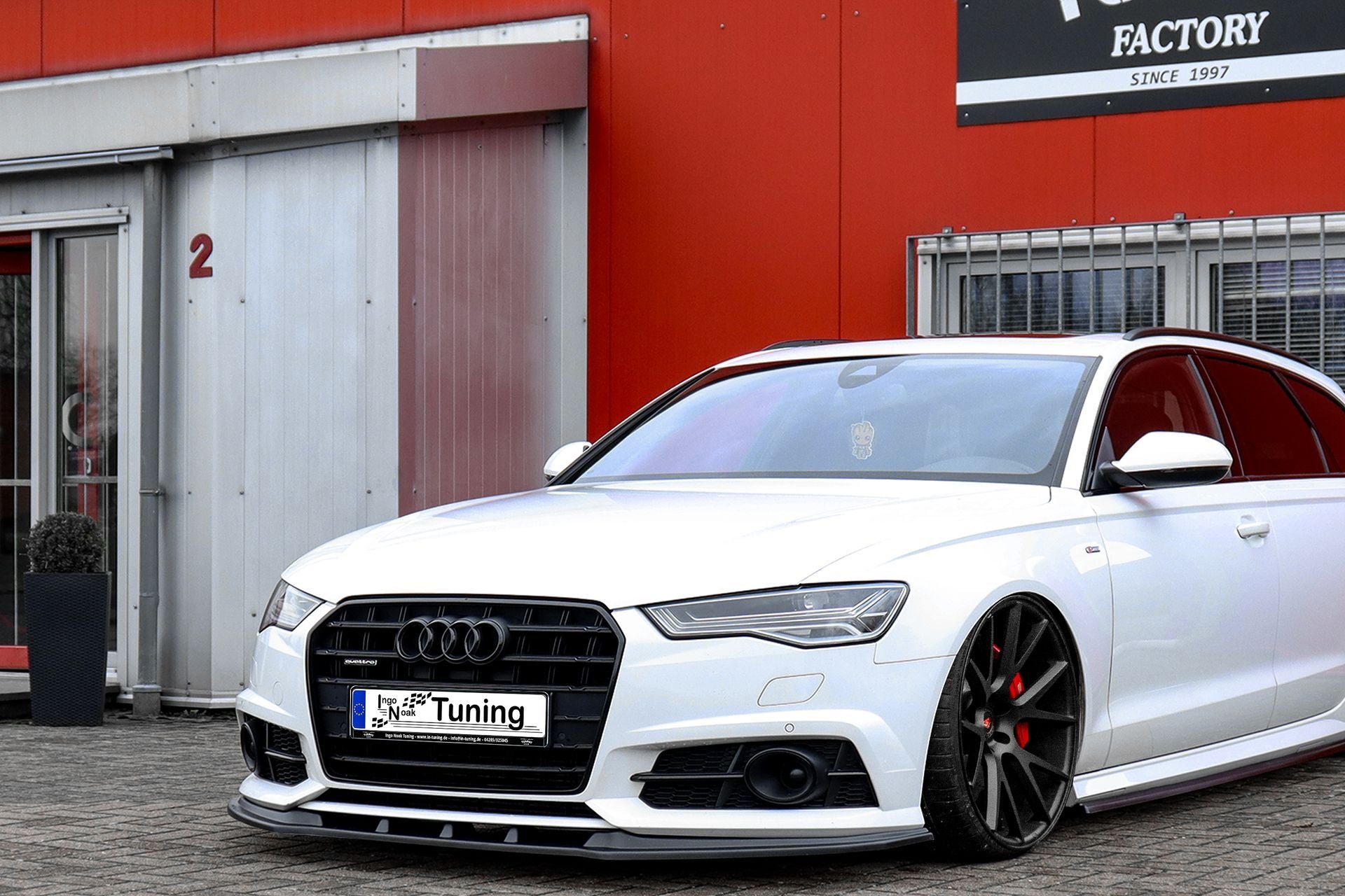 Cup Frontspoilerlippe V.2 passend für Audi A6 S-Line+ S6 4G C7