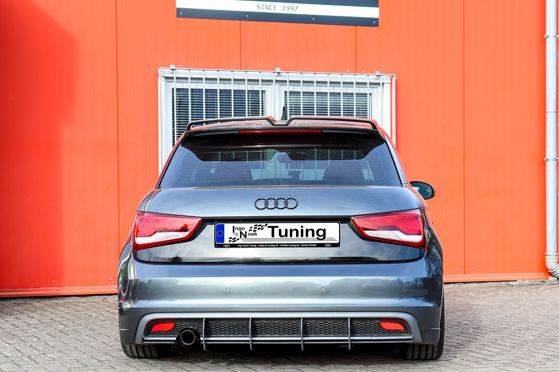 Racing Heckansatz Diffusor passend für Audi A1 8X mit S-Line