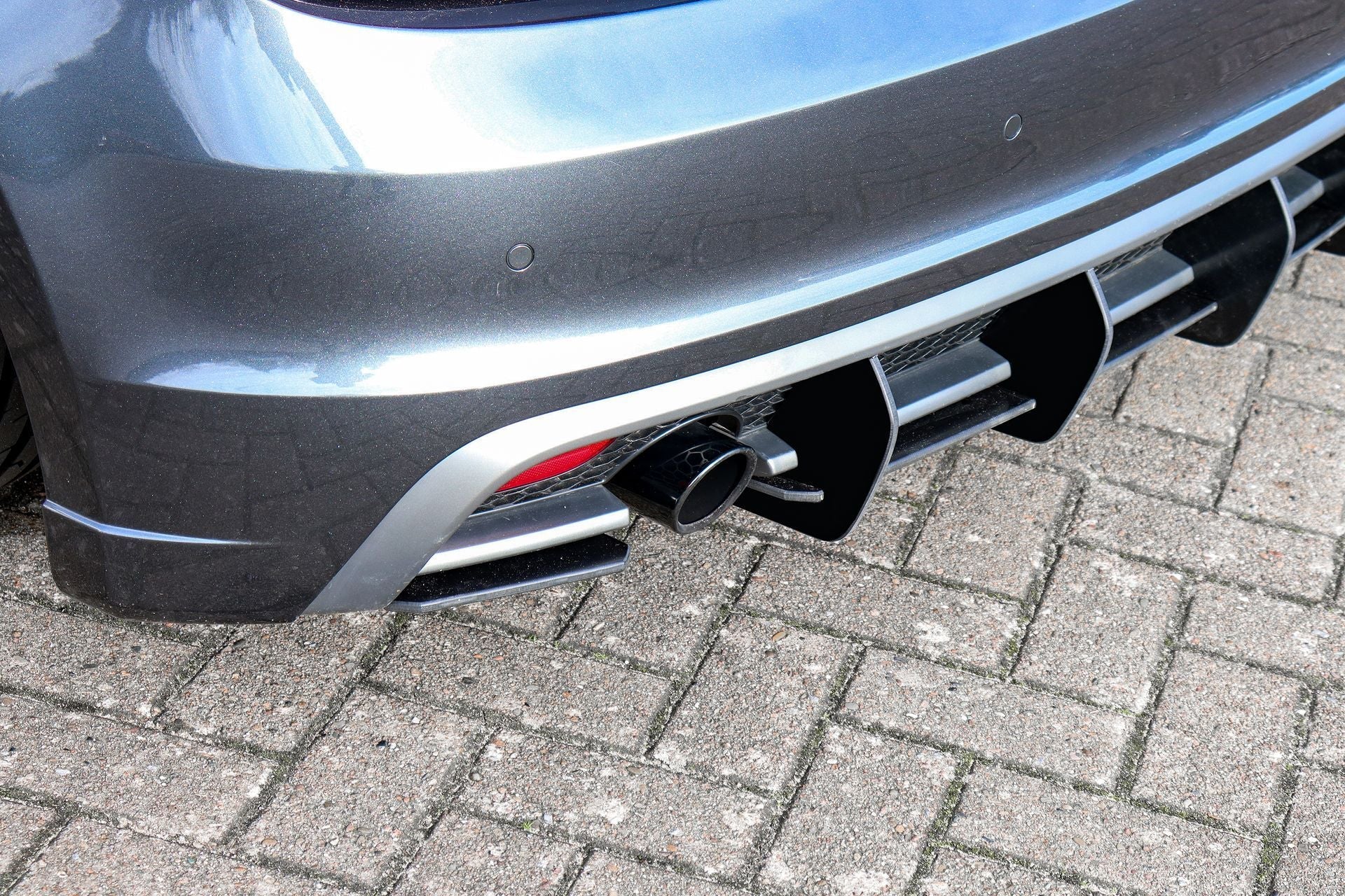 Racing Heckansatz Diffusor passend für Audi A1 8X mit S-Line