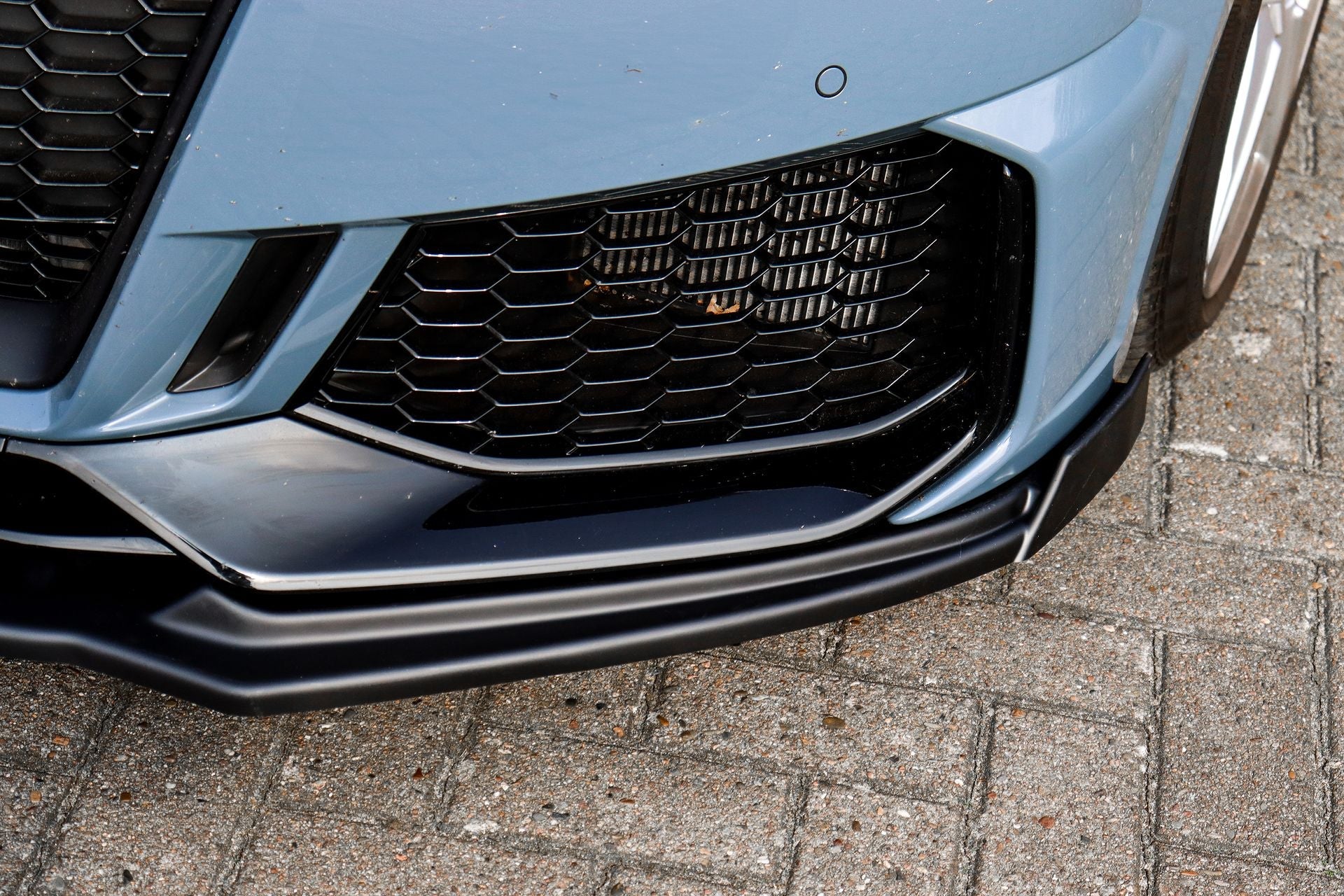 Spoilerschwert Frontspoiler mit Wing aus ABS passend für Audi TTRS 8S Facelift