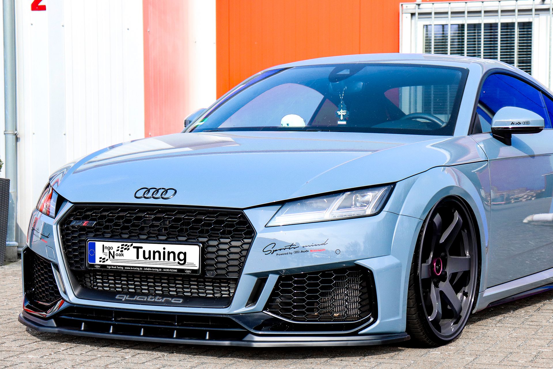 Spoilerschwert Frontspoiler aus ABS passend für Audi TTRS 8S Facelift