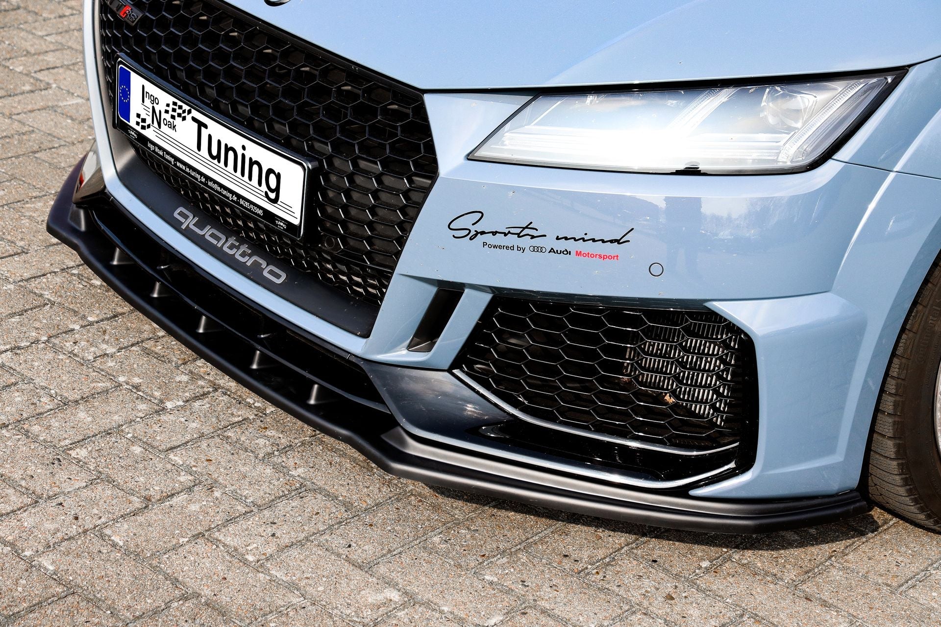 Spoilerschwert Frontspoiler aus ABS passend für Audi TTRS 8S Facelift