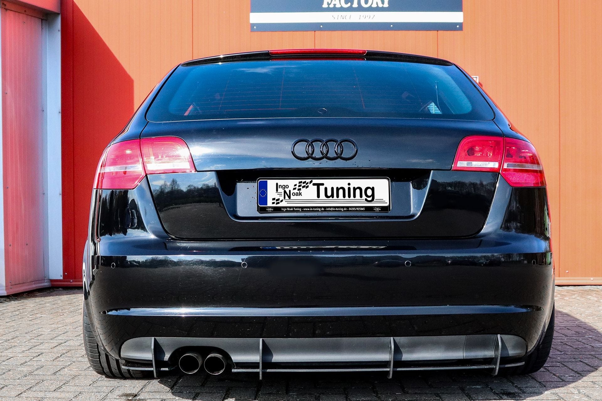 Gefräster Heckansatz passend für Audi A3 8P Facelift