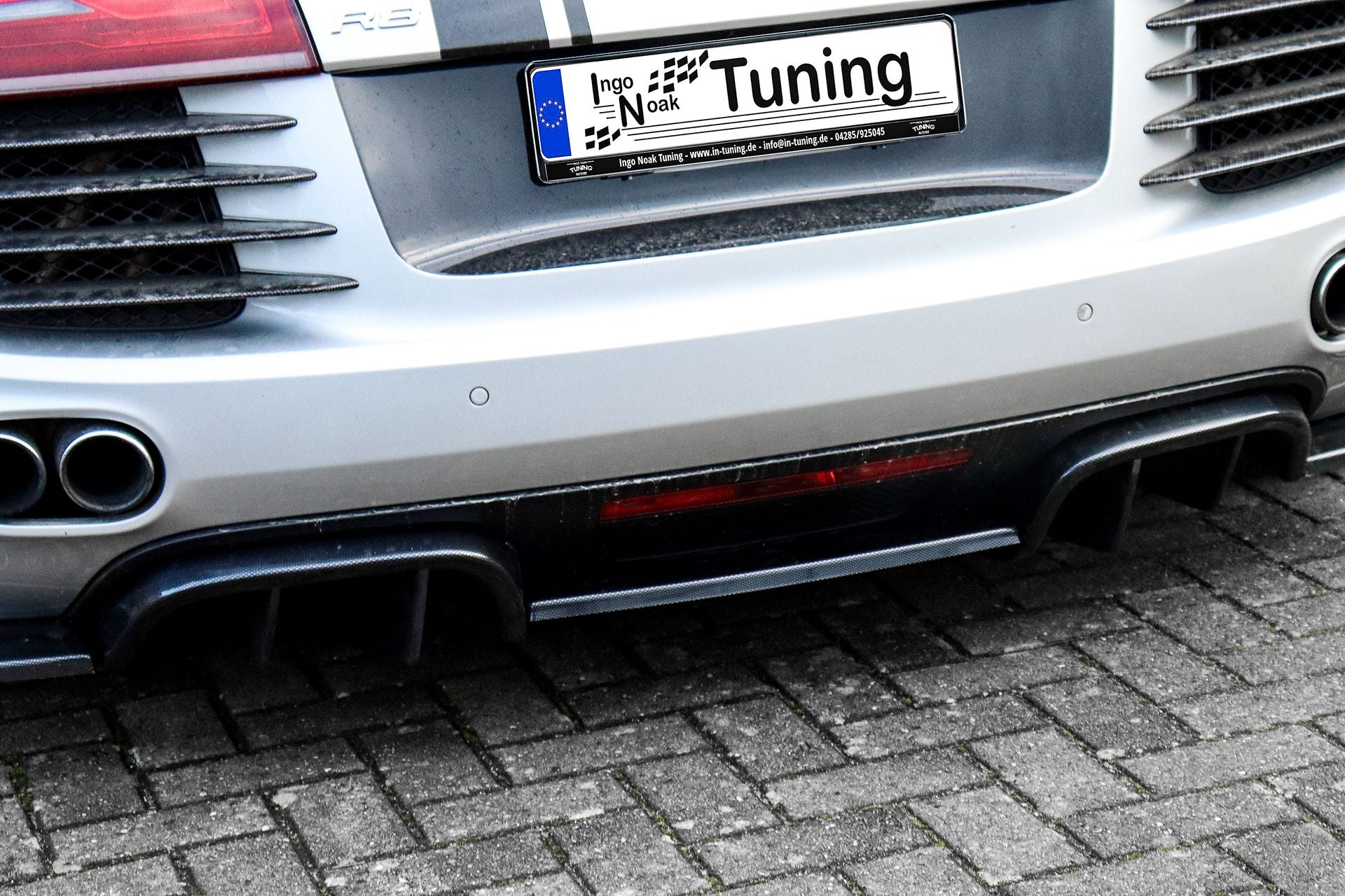 Heckansatz mit Finnen 5.tlg. passend für Audi R8 42 V8