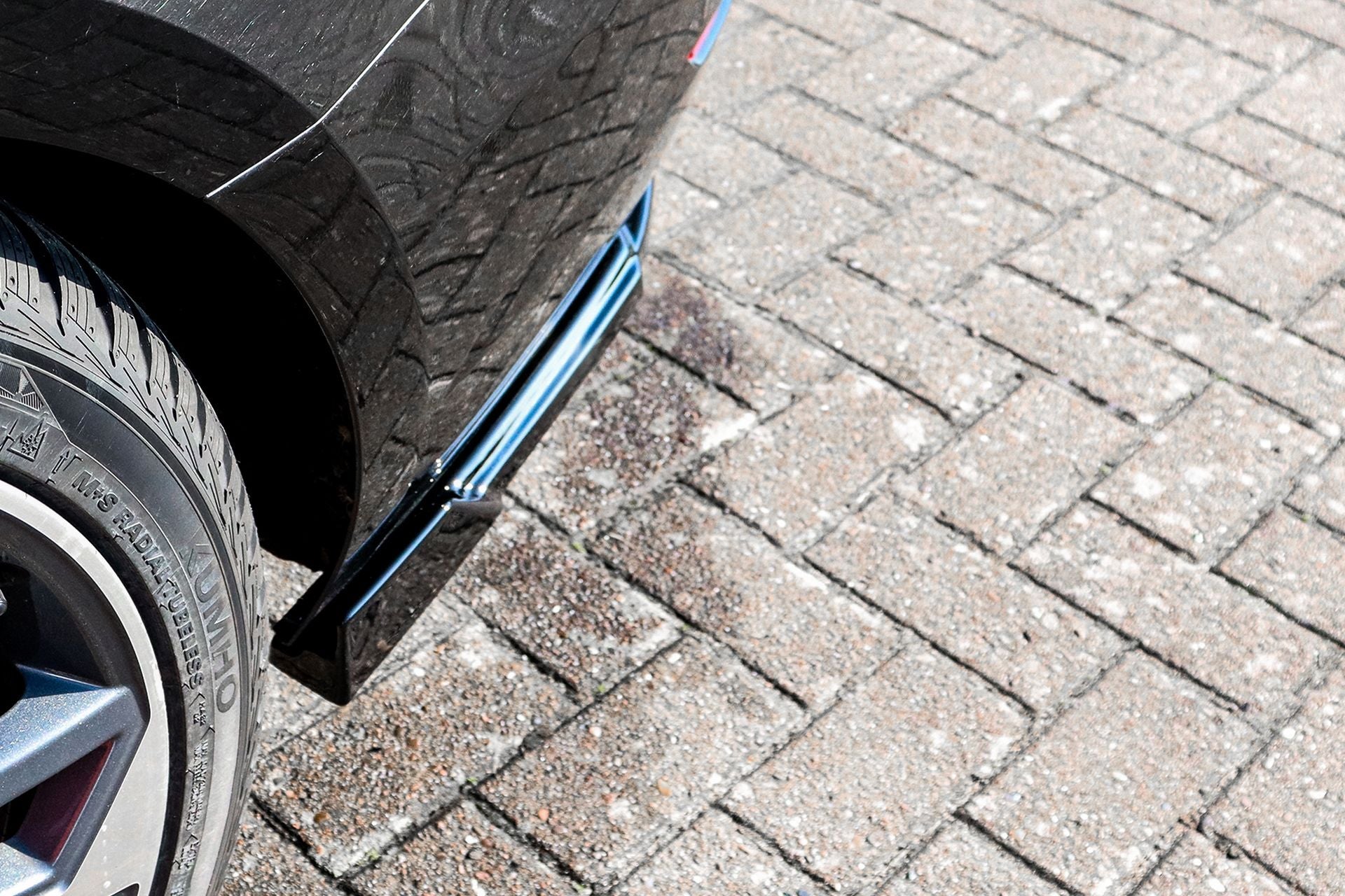 Heckansatz Seitenteile mit Wings passend für Audi A4 B9 Bj. 2015-2019