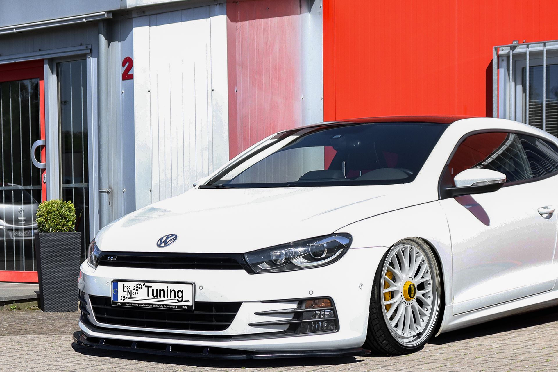 Cup Frontspoilerlippe passend für VW Scirocco Facelift inkl.R-Line