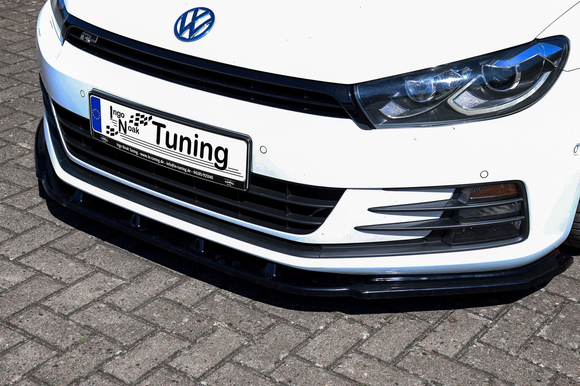 Cup Frontspoilerlippe passend für VW Scirocco Facelift inkl.R-Line