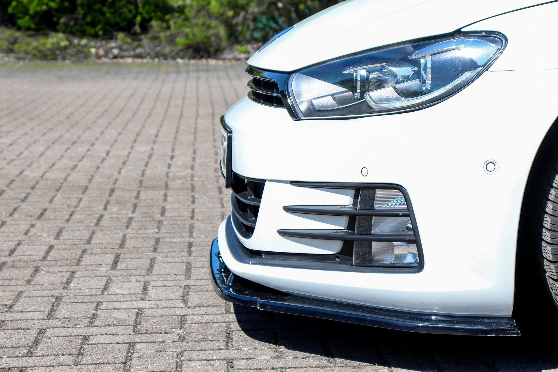 Cup Frontspoilerlippe passend für VW Scirocco Facelift inkl.R-Line
