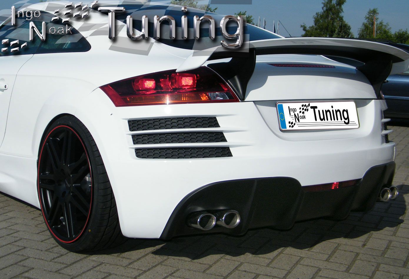 Heckspoiler Heckflügel Ducktail aus GFK passend für Audi TT 8J Coupe Roadster