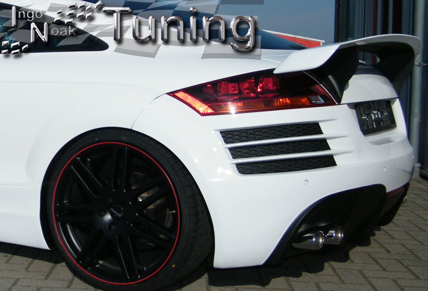 Heckspoiler Heckflügel Ducktail aus GFK passend für Audi TT 8J Coupe Roadster