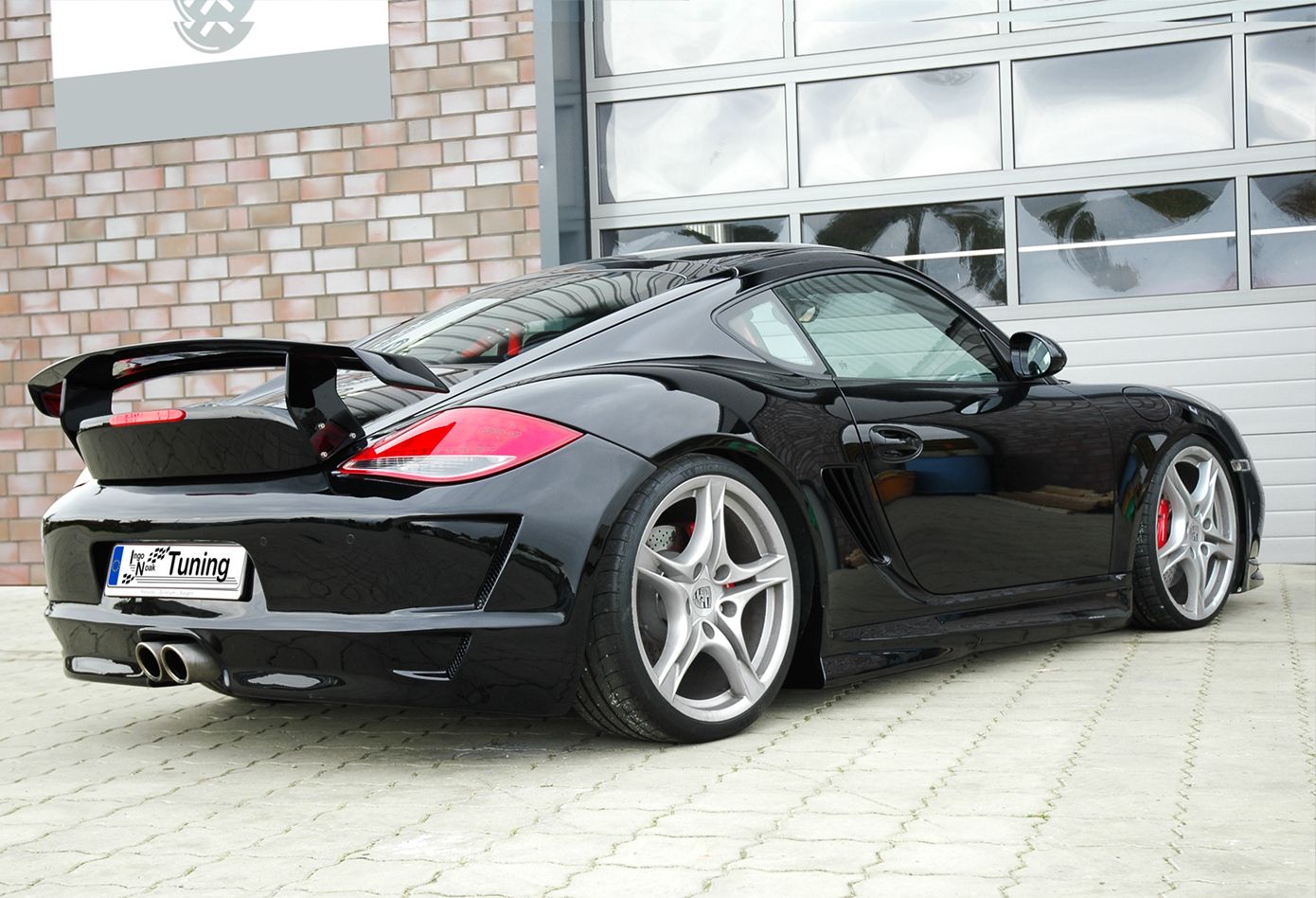 Heckspoiler Heckflügel Ducktail aus GFK passend für Porsche Cayman Boxster 987