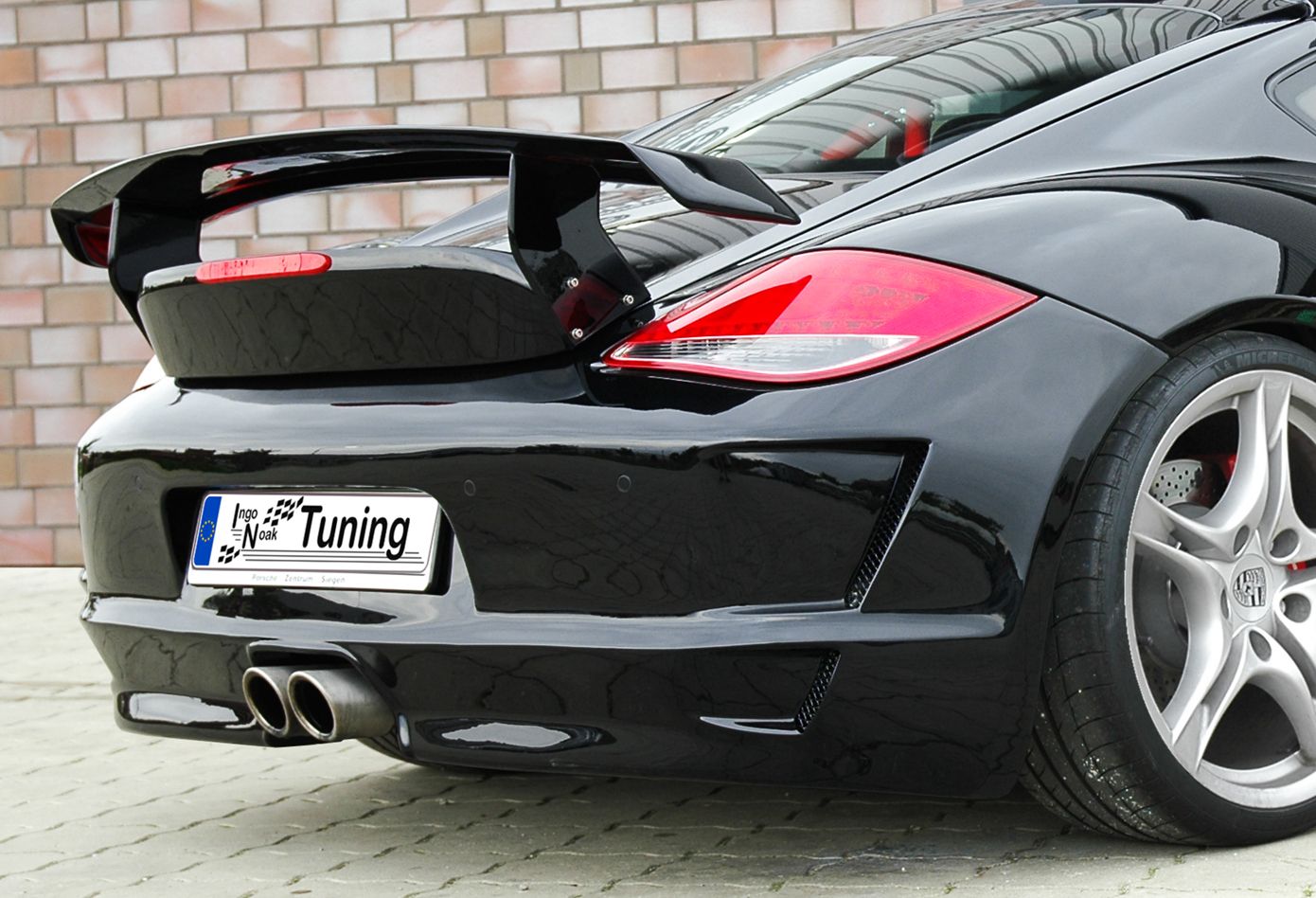 Heckspoiler Heckflügel Ducktail aus GFK passend für Porsche Cayman Boxster 987