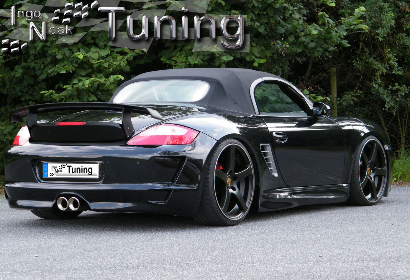 Heckspoiler Heckflügel Ducktail aus GFK passend für Porsche Cayman Boxster 987
