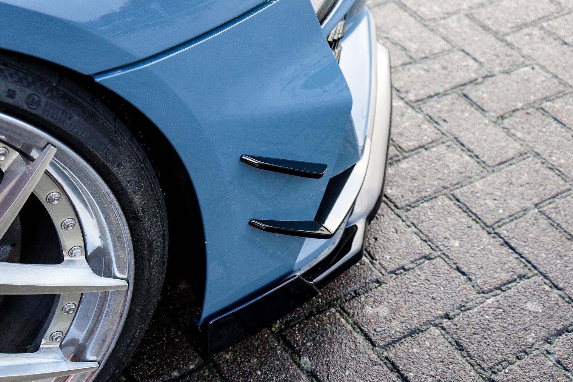 4 tlg. Flaps Luftführung aus ABS passend für Audi R8 4S Facelift