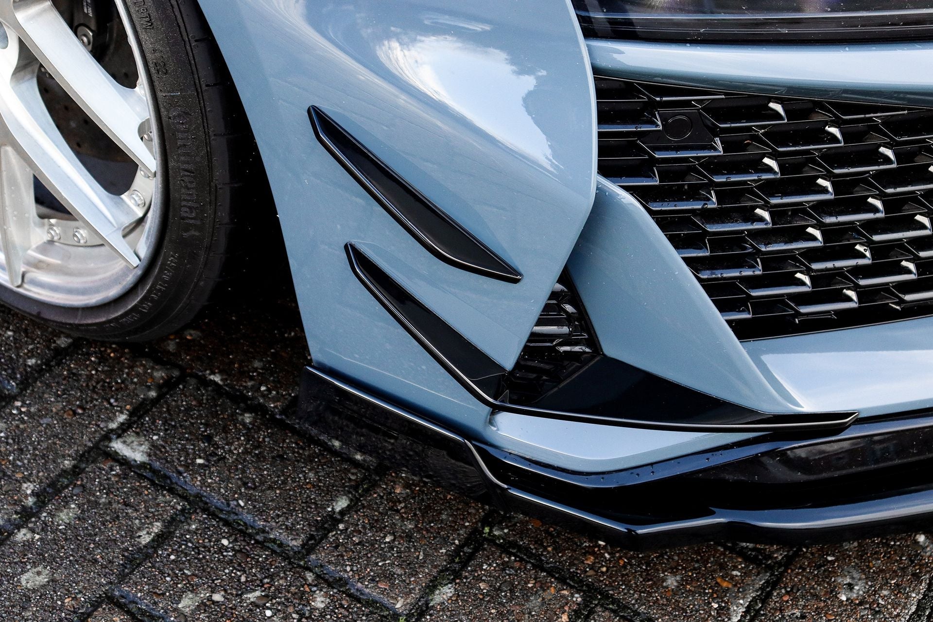 4 tlg. Flaps Luftführung aus ABS passend für Audi R8 4S Facelift