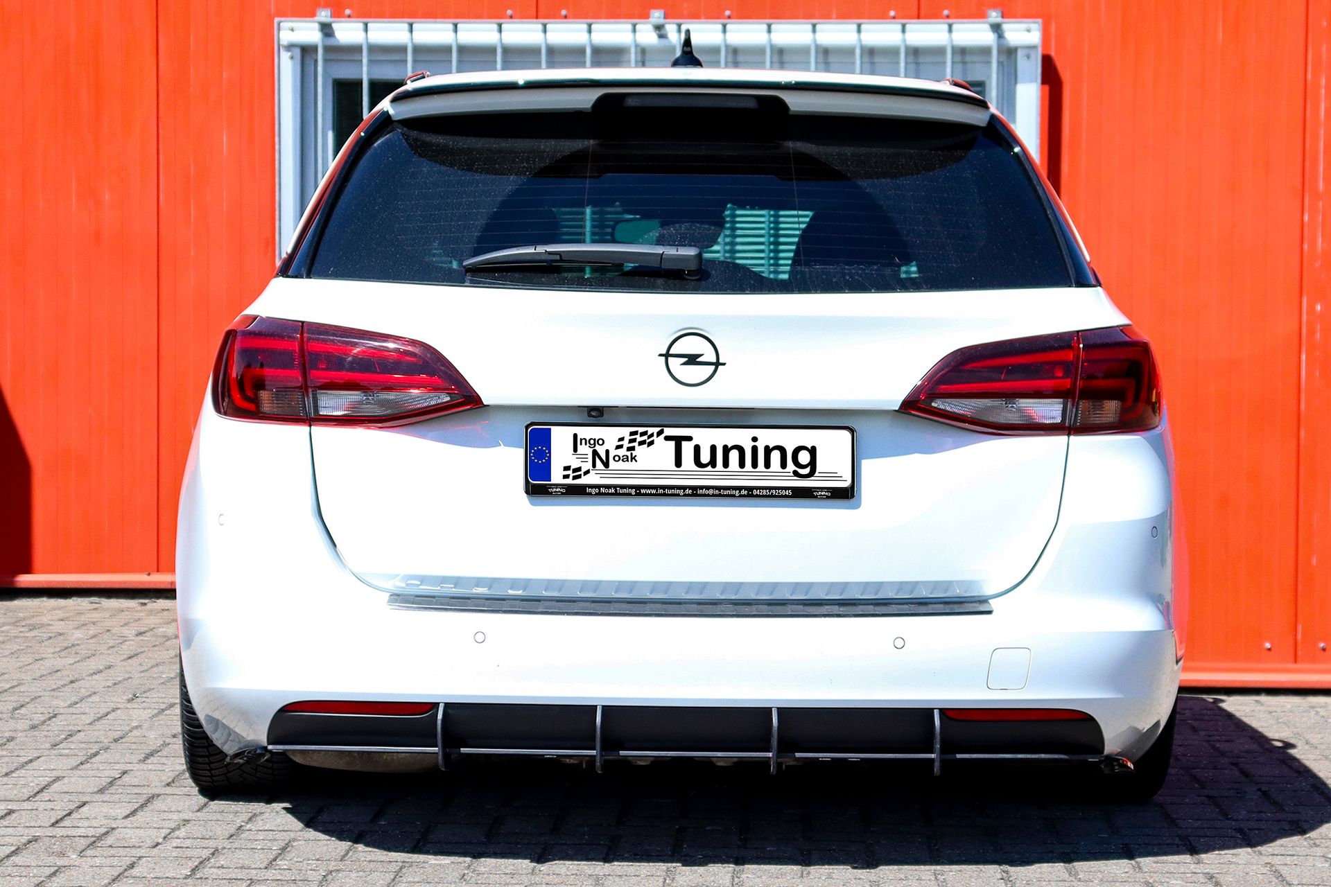 Gefräster Heckansatz passend für Opel Astra K Sportstourer ohne Endrohr