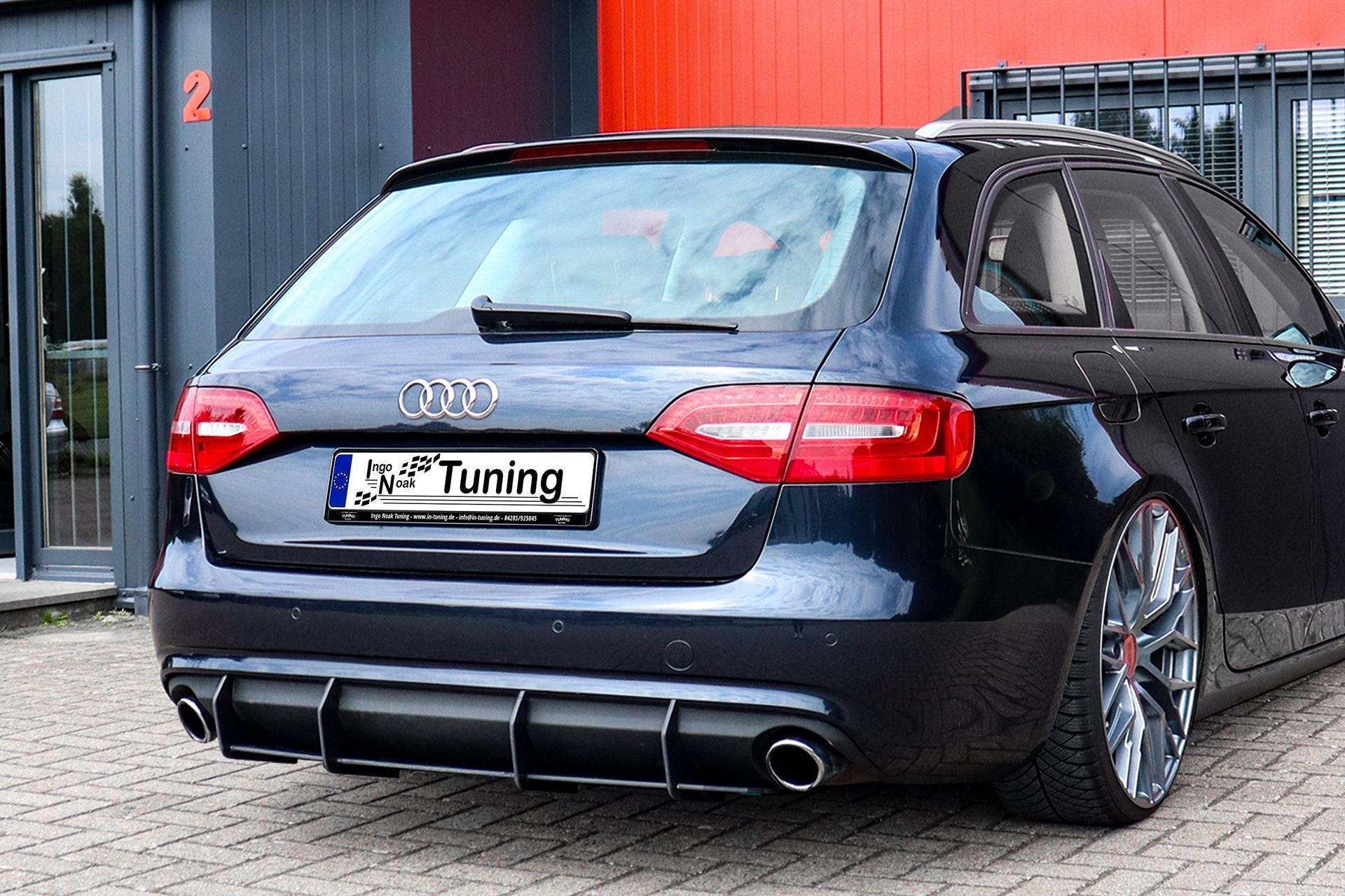 Heckansatz passend für Audi A4 B8 Avant Facelift ohne S-Line