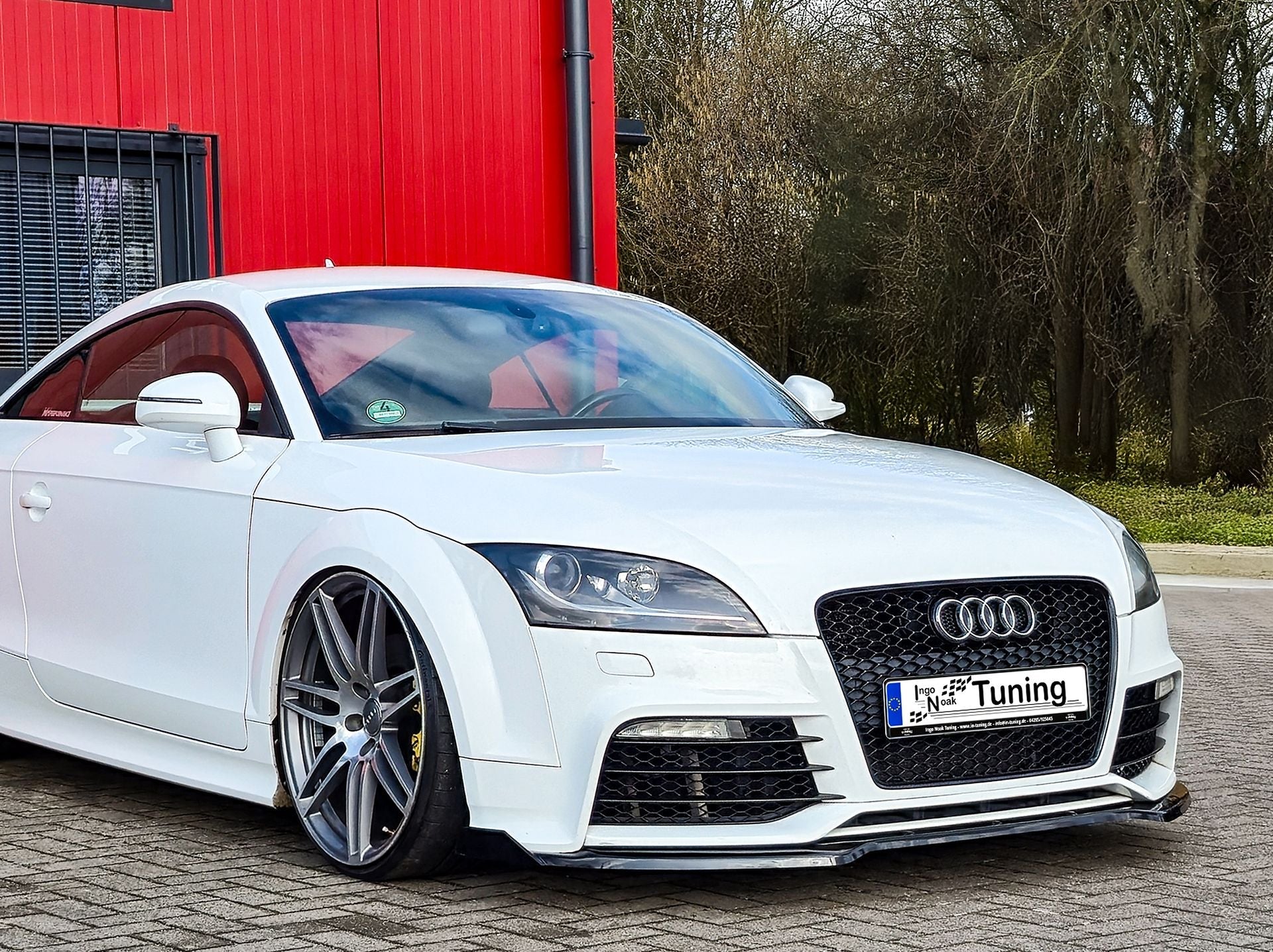 Cup Frontspoilerlippe mit Wings passend für Audi TT RS 8J