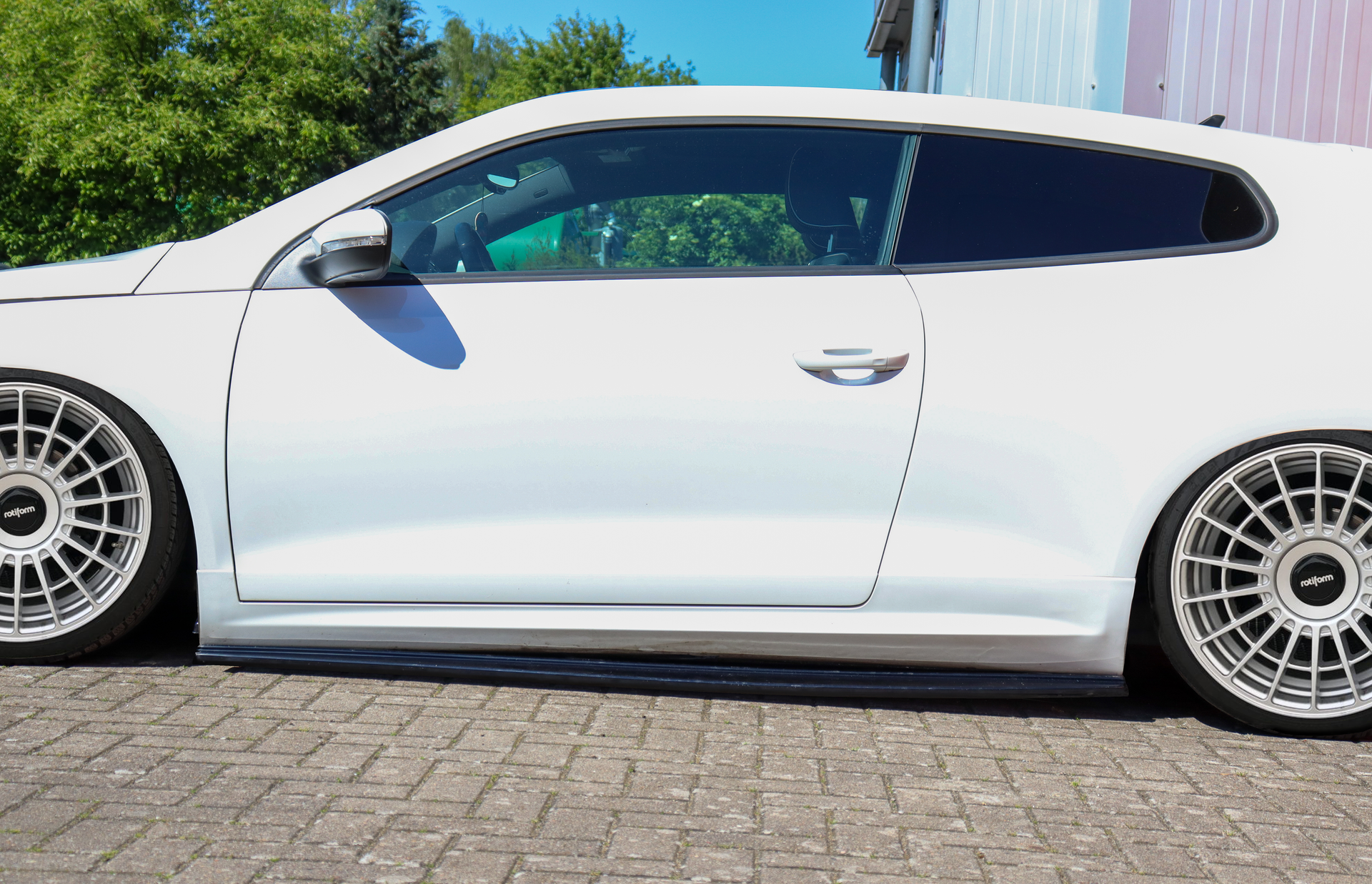 Cup Seitenschweller aus ABS passend für VW Scirocco 3 mit R-Line