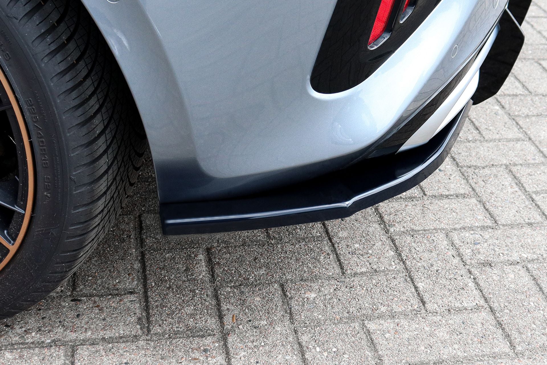 Heckansatz Seitenteile + Gefräster Heckansatz aus ABS passend für Kia Ceed SK
