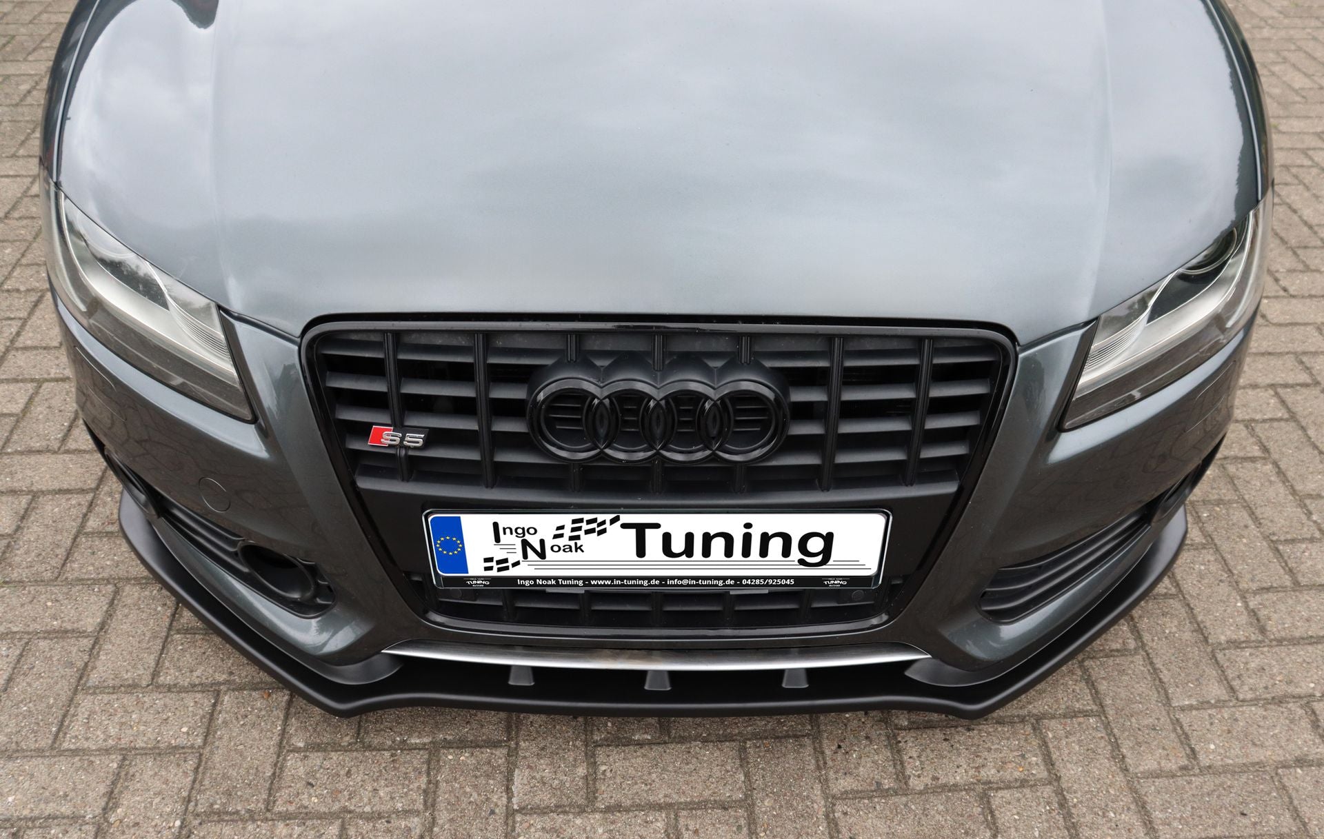 Cuplippe Frontspoilerlippe aus ABS passend für Audi A5 B8