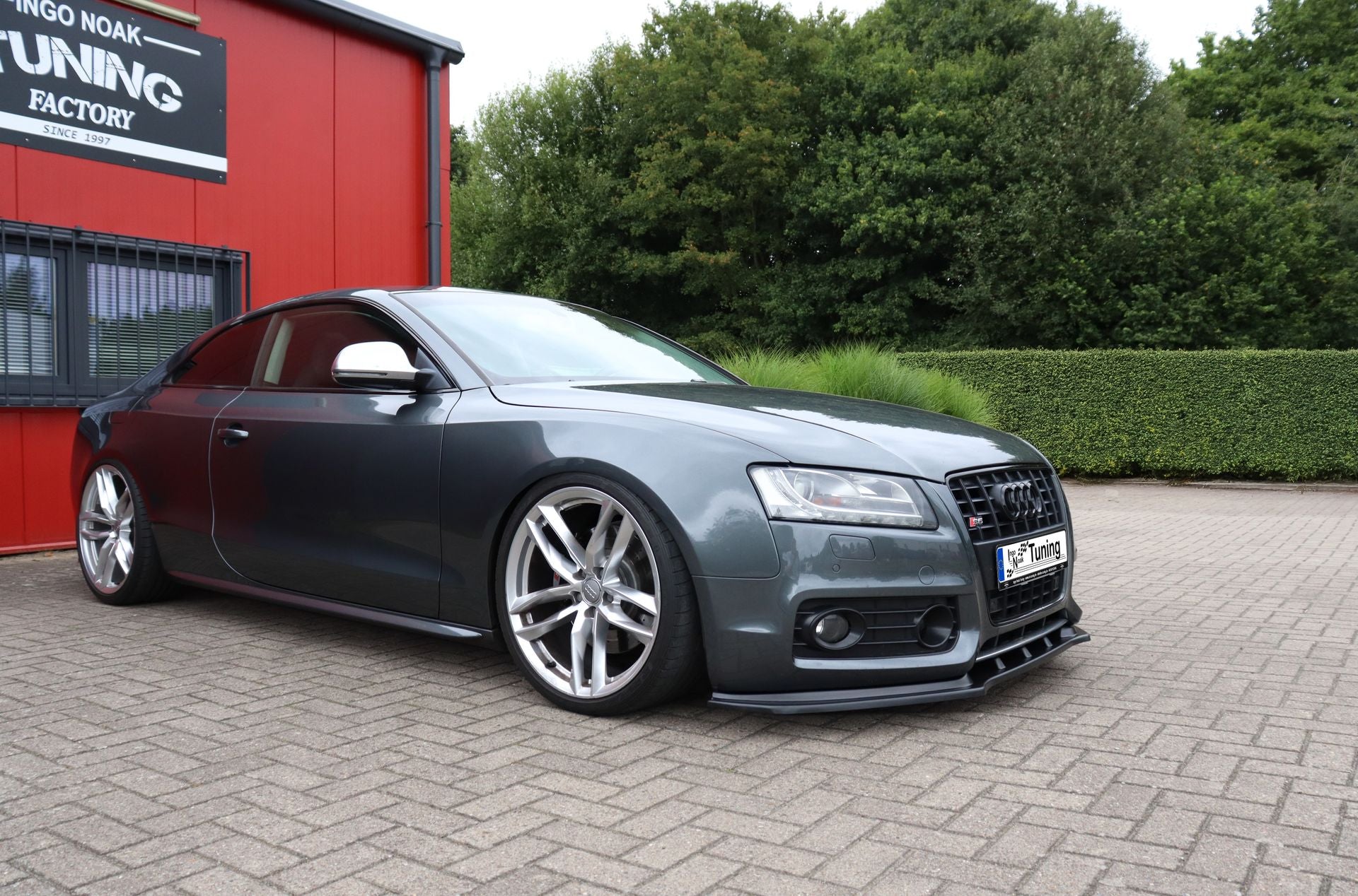 Cuplippe Frontspoilerlippe aus ABS passend für Audi S5 B8