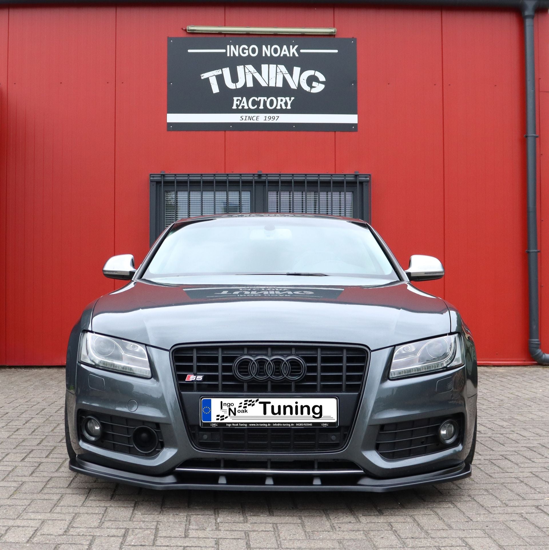 Cuplippe Frontspoilerlippe aus ABS passend für Audi S5 B8
