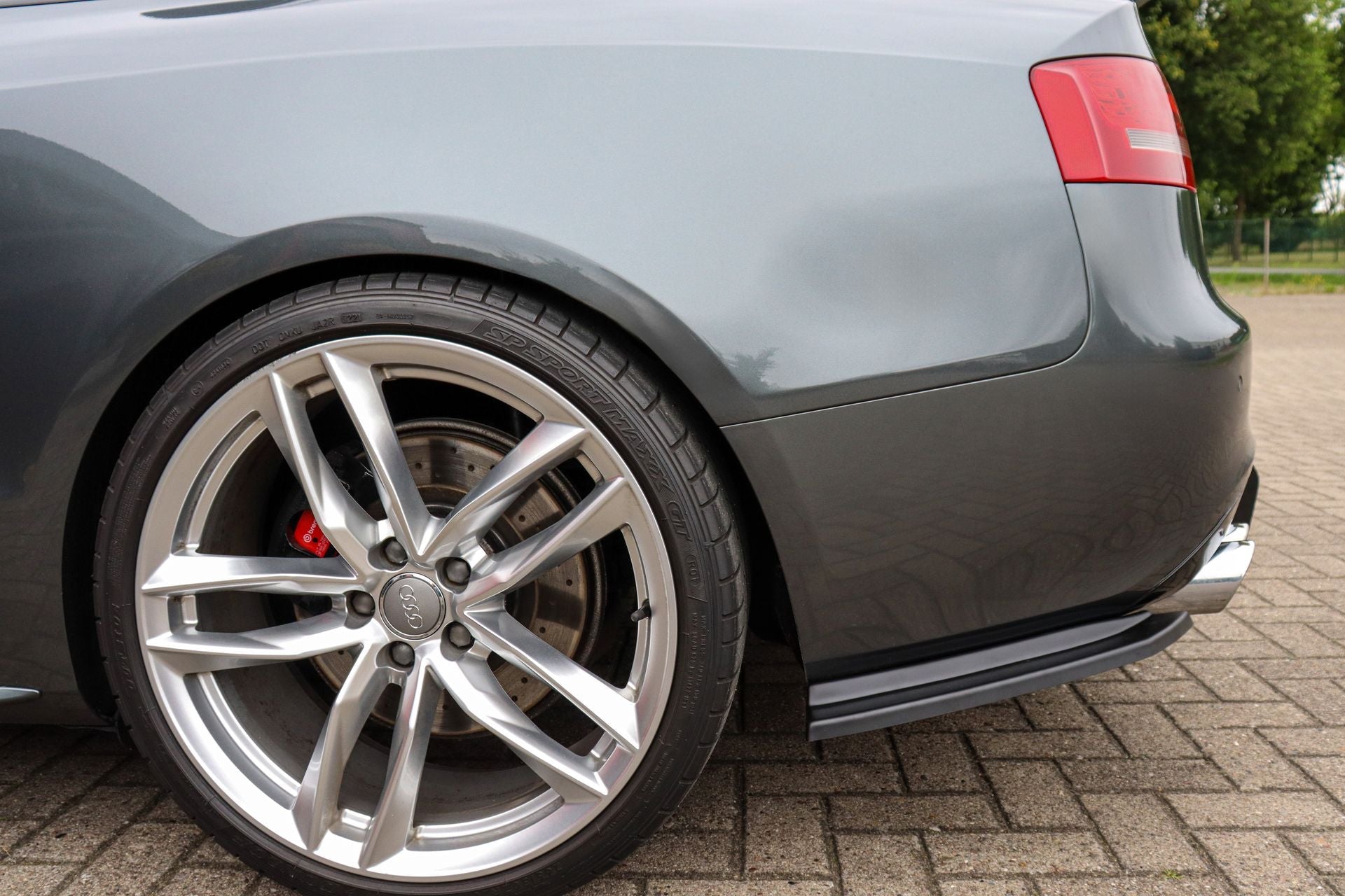 Heckansatz Seitenteile aus ABS passend für Audi A5 B8 nur für Cabrio/Coupe