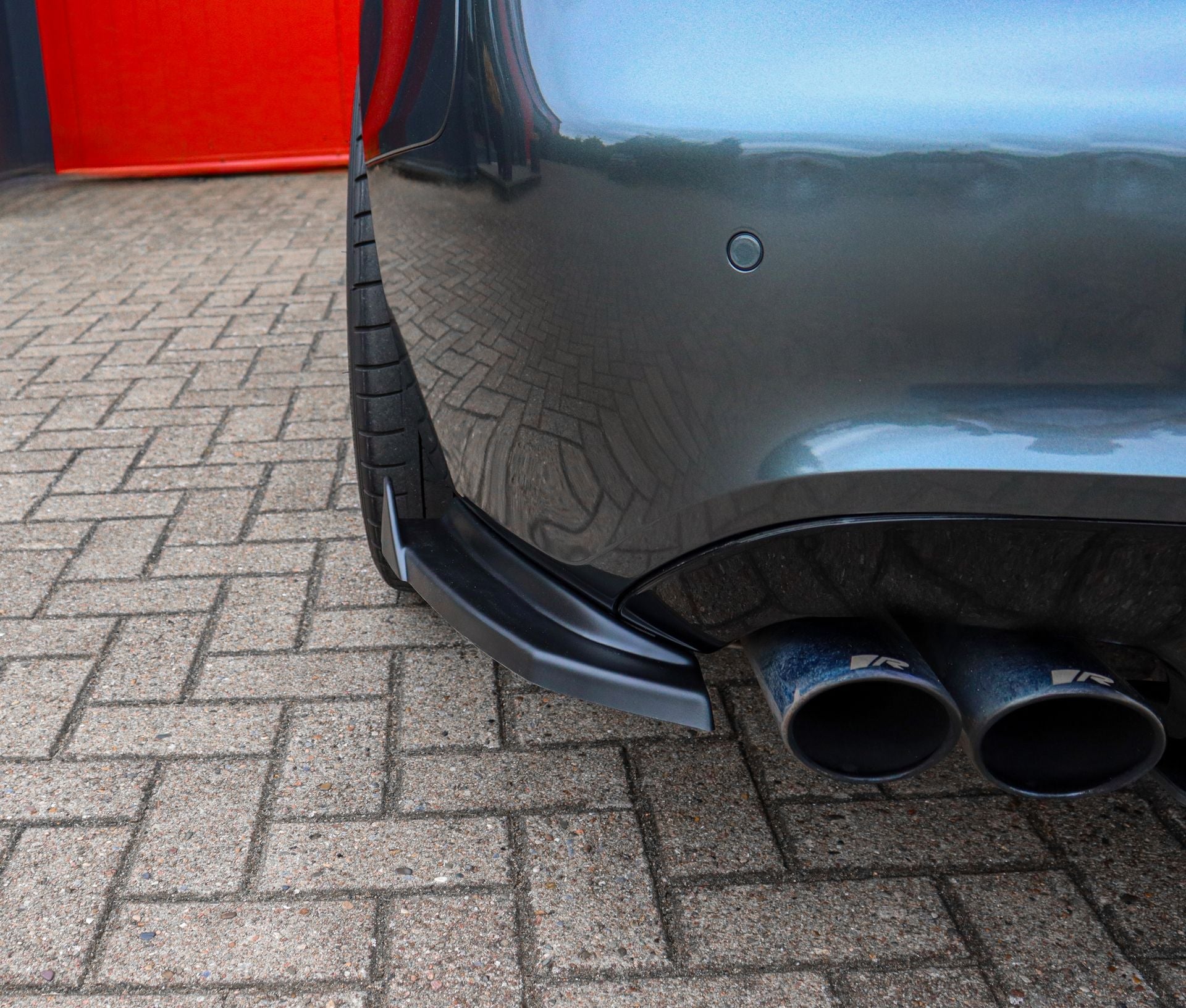Heckansatz Seitenteile aus ABS mit Wings passend für Audi A5 B8 nur für Cabrio/Coupe