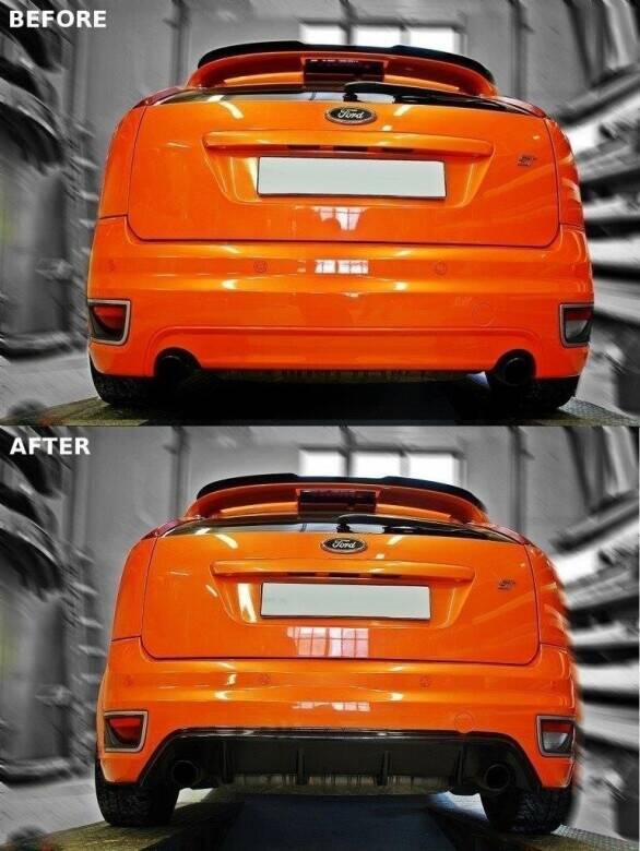 Diffusor Heck Ansatz für Ford Focus ST Mk2