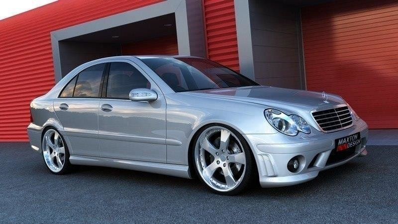 Seitenschweller für MERCEDES C W203 < AMG 204 LOOK>