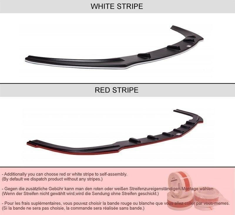 Seitenschweller Ansatz für BMW 1er F21 M135i / M140i / M-Paket schwarz matt