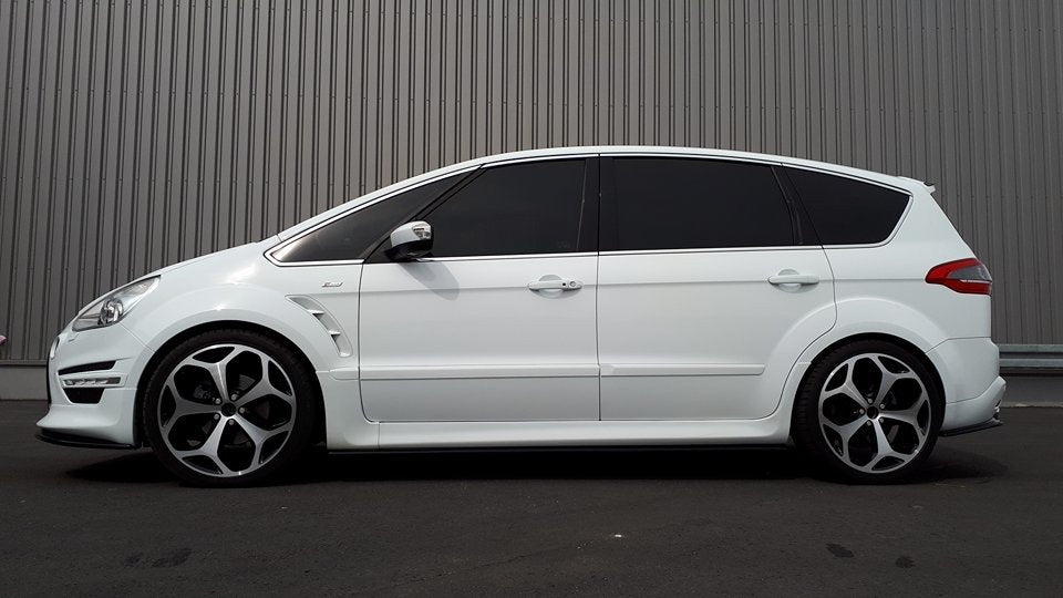 Seitenschweller Ansatz für Ford S-Max Titanium Mk1 FL schwarz matt