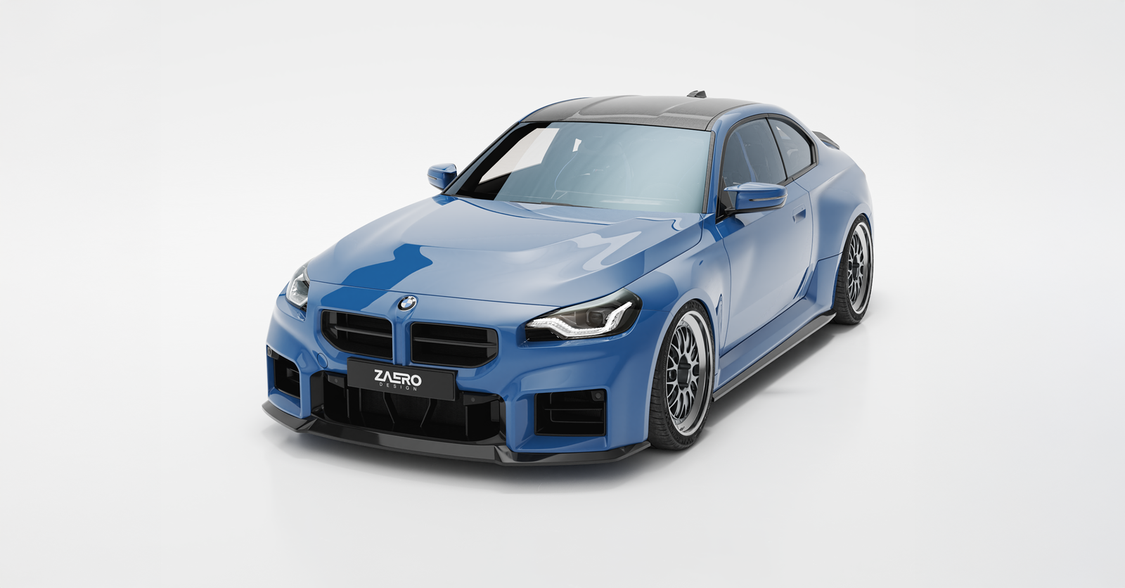 EVO-S Frontlippe passend für BMW M2 G87 in Glanzschwarz