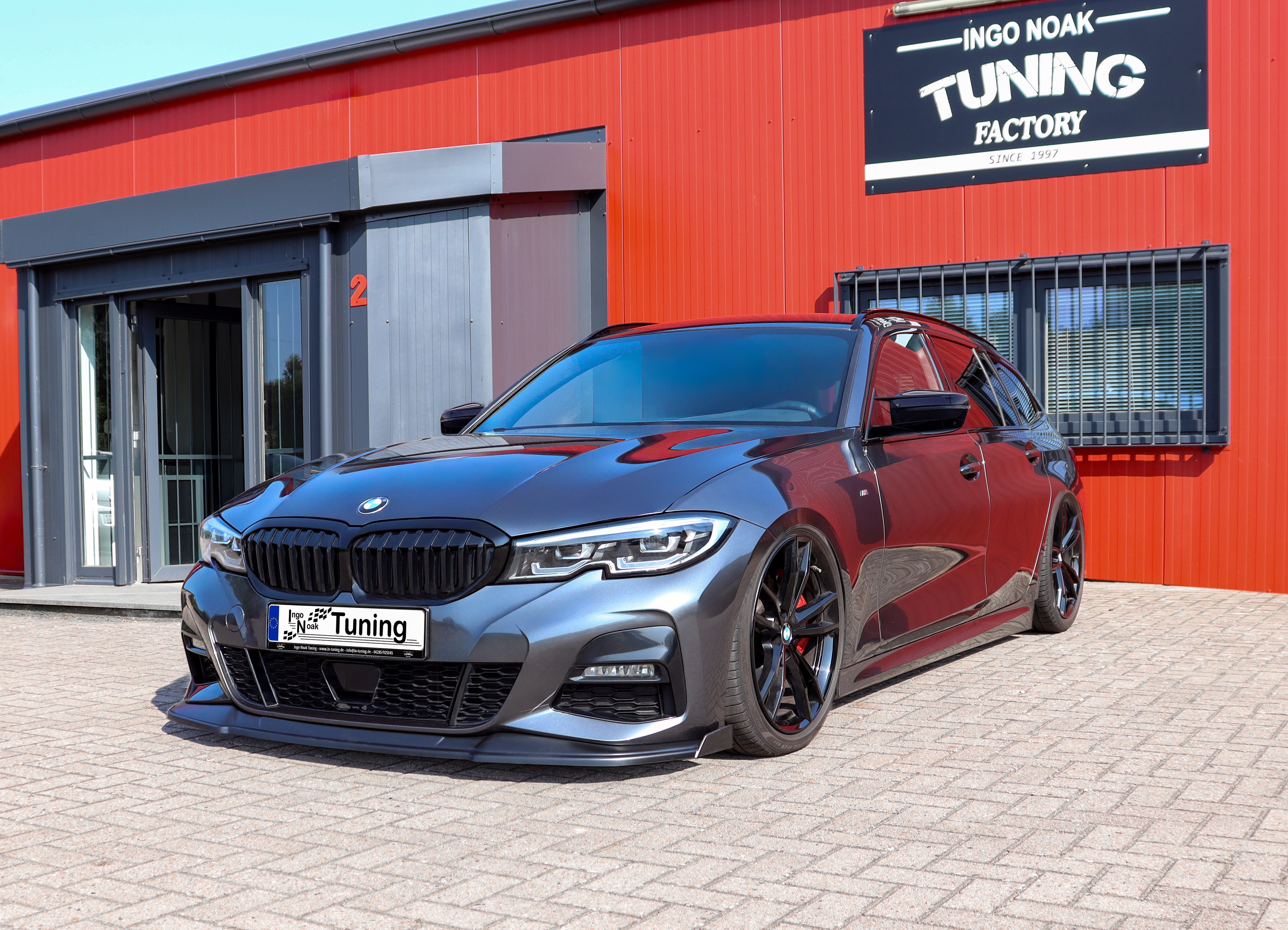 Frontspoiler Cuplippe mit Wings aus ABS passend für BMW 3er G20 G21 M-Paket