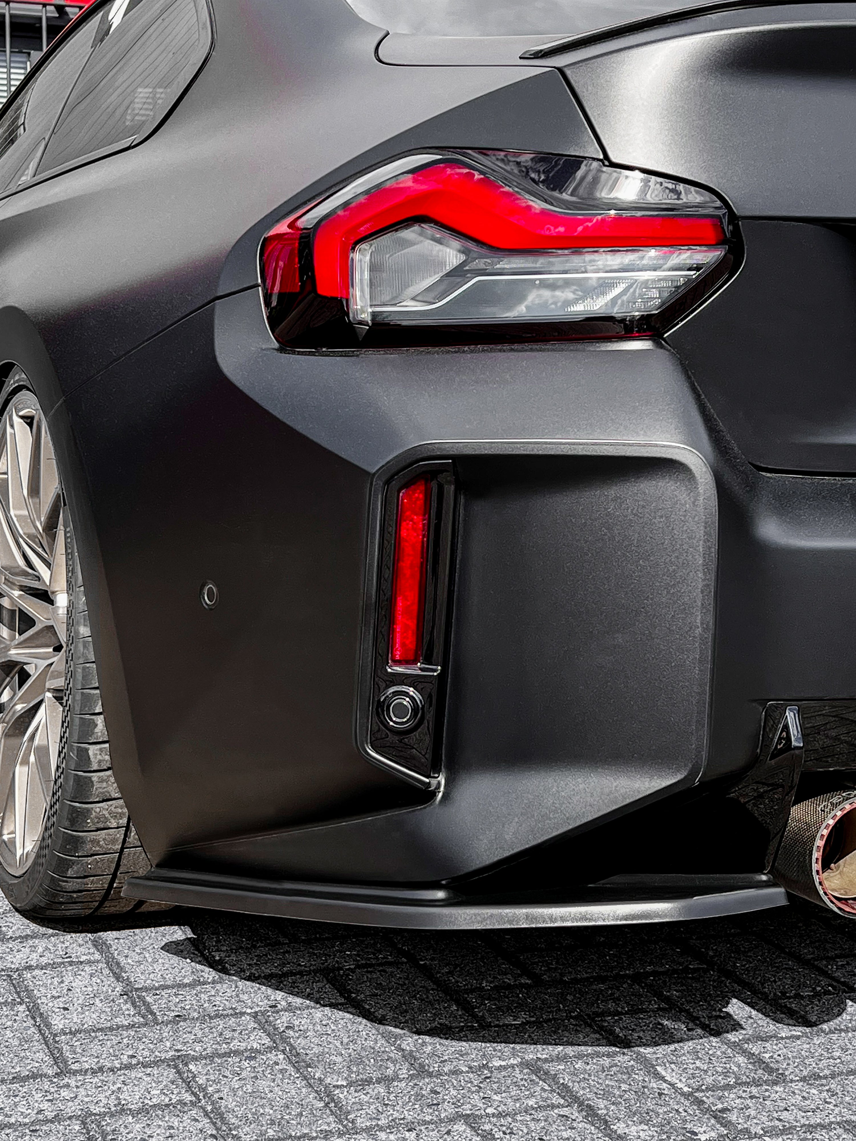 Heckansatz Seitenteile aus ABS passend für BMW M2 G87
