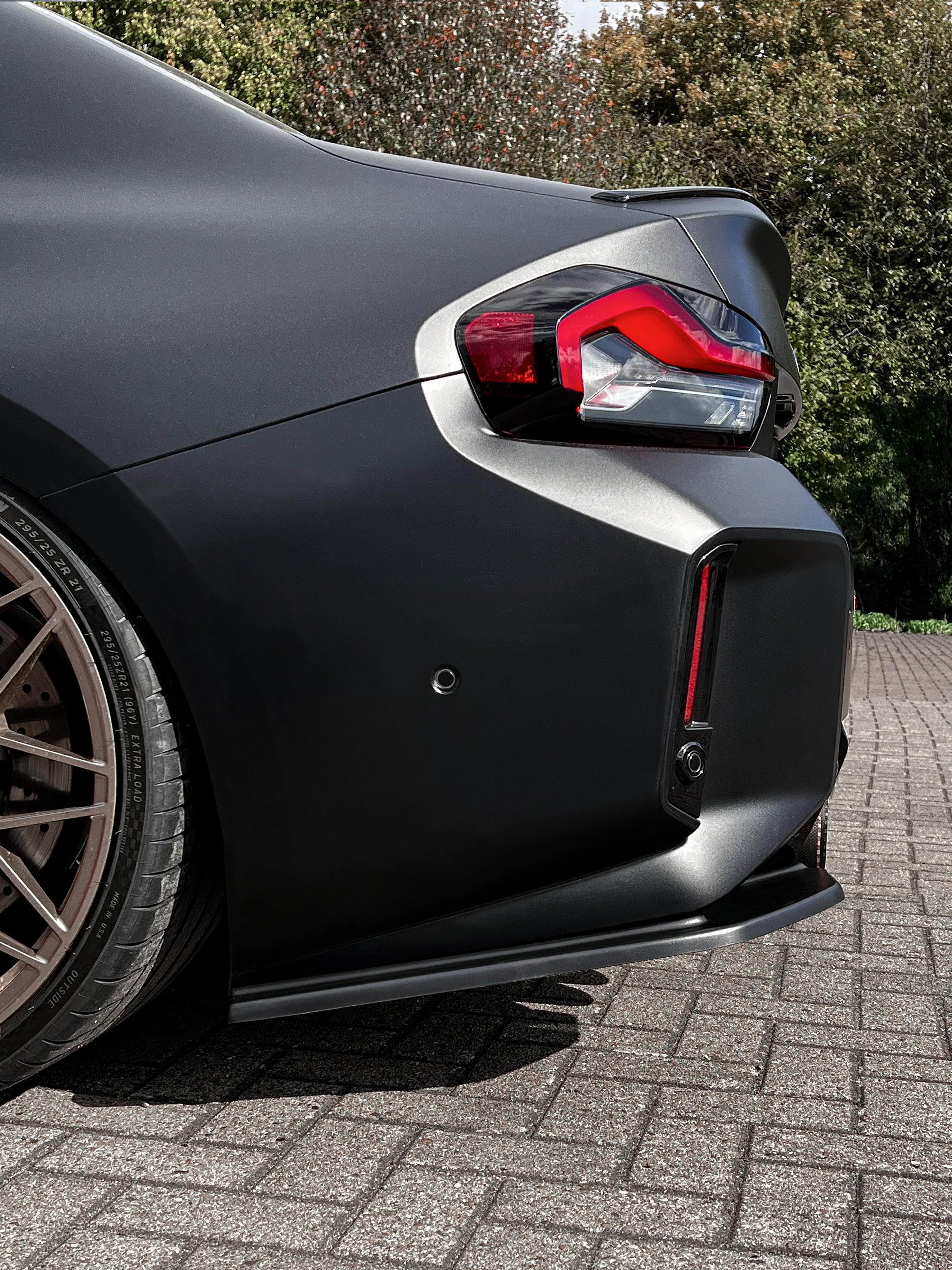 Heckansatz Seitenteile aus ABS passend für BMW M2 G87
