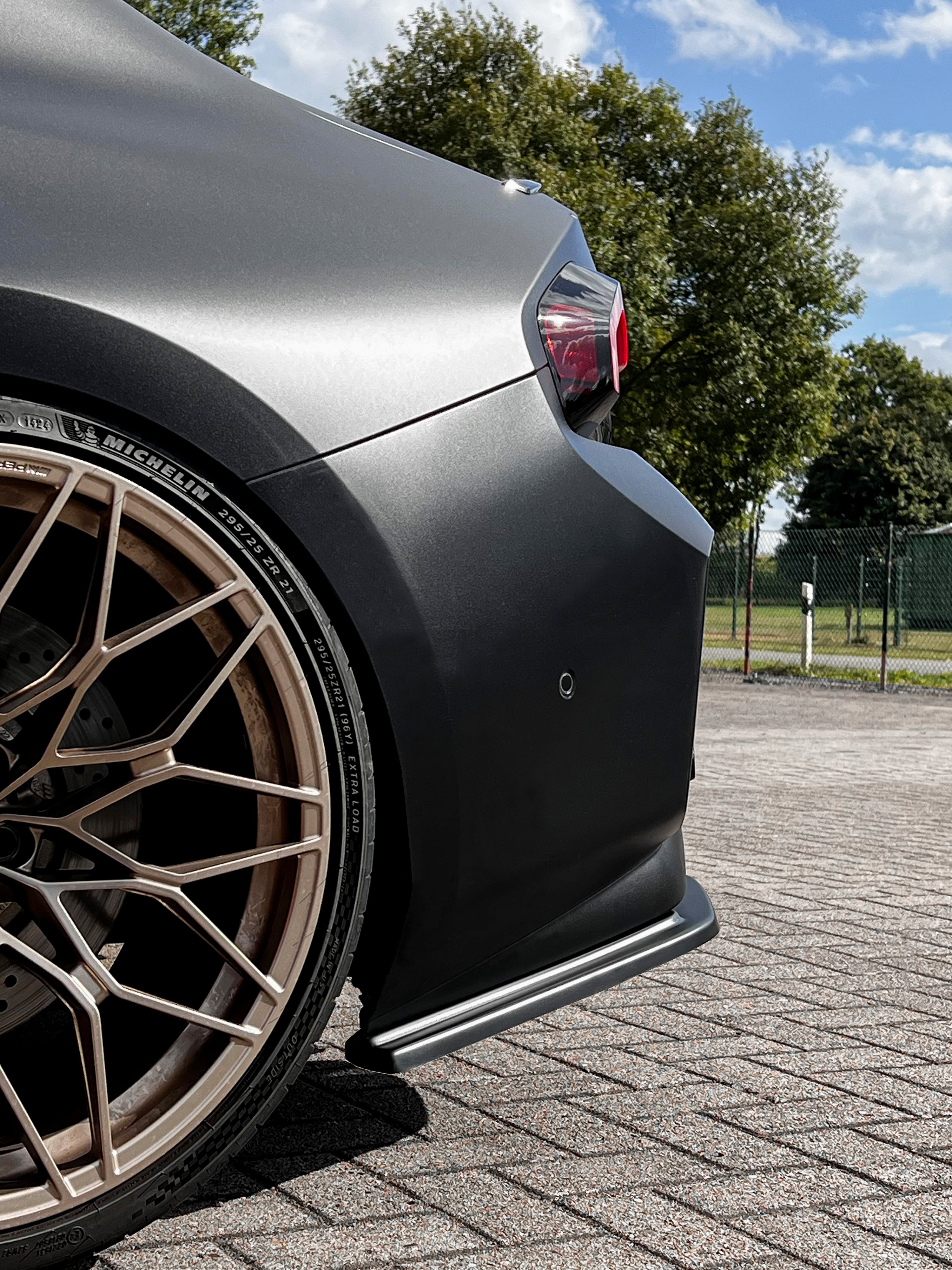 Heckansatz Seitenteile aus ABS passend für BMW M2 G87
