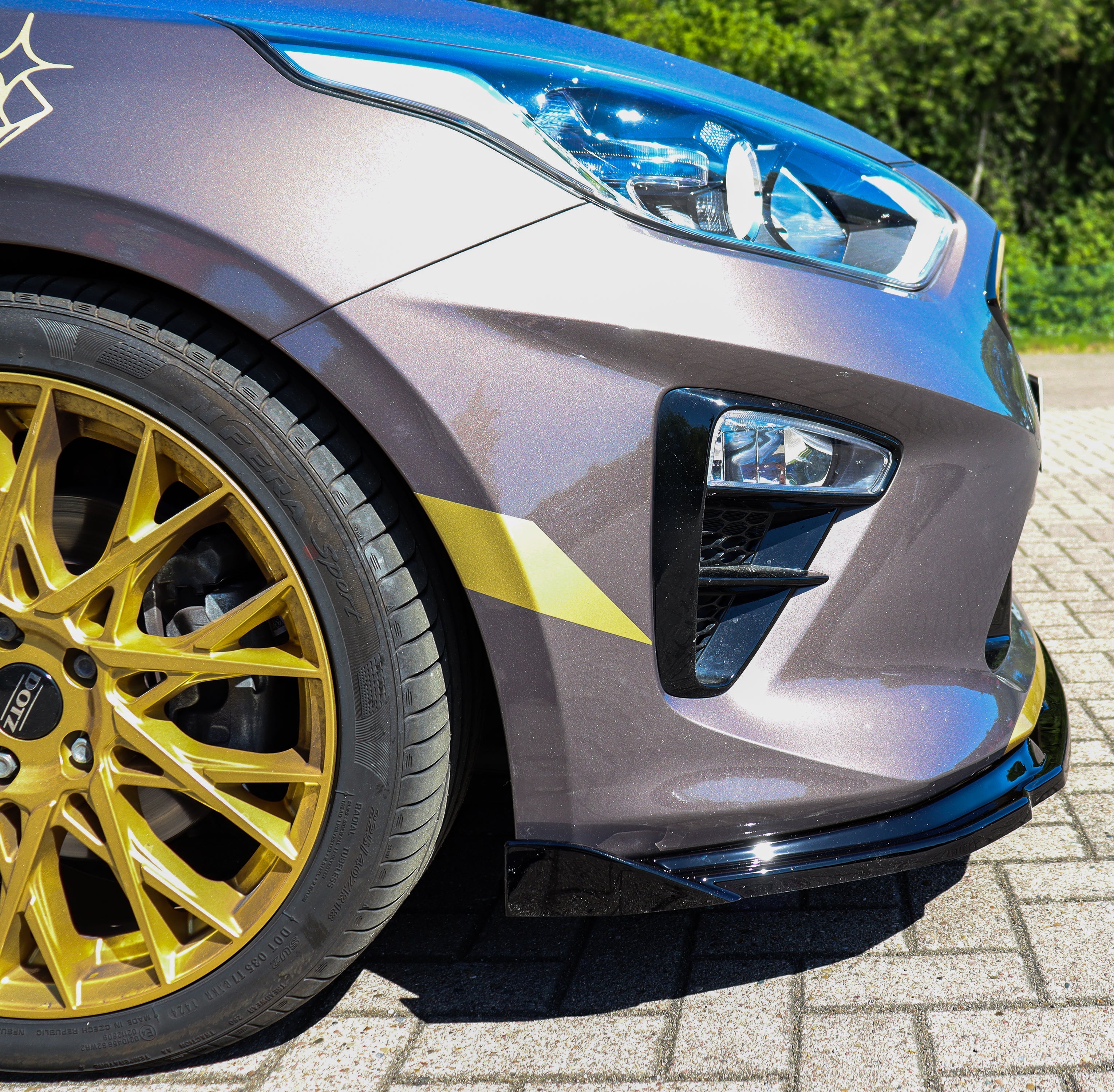 Cup Frontspoilerlippe mit Wing passend für Kia Ceed CD Standard