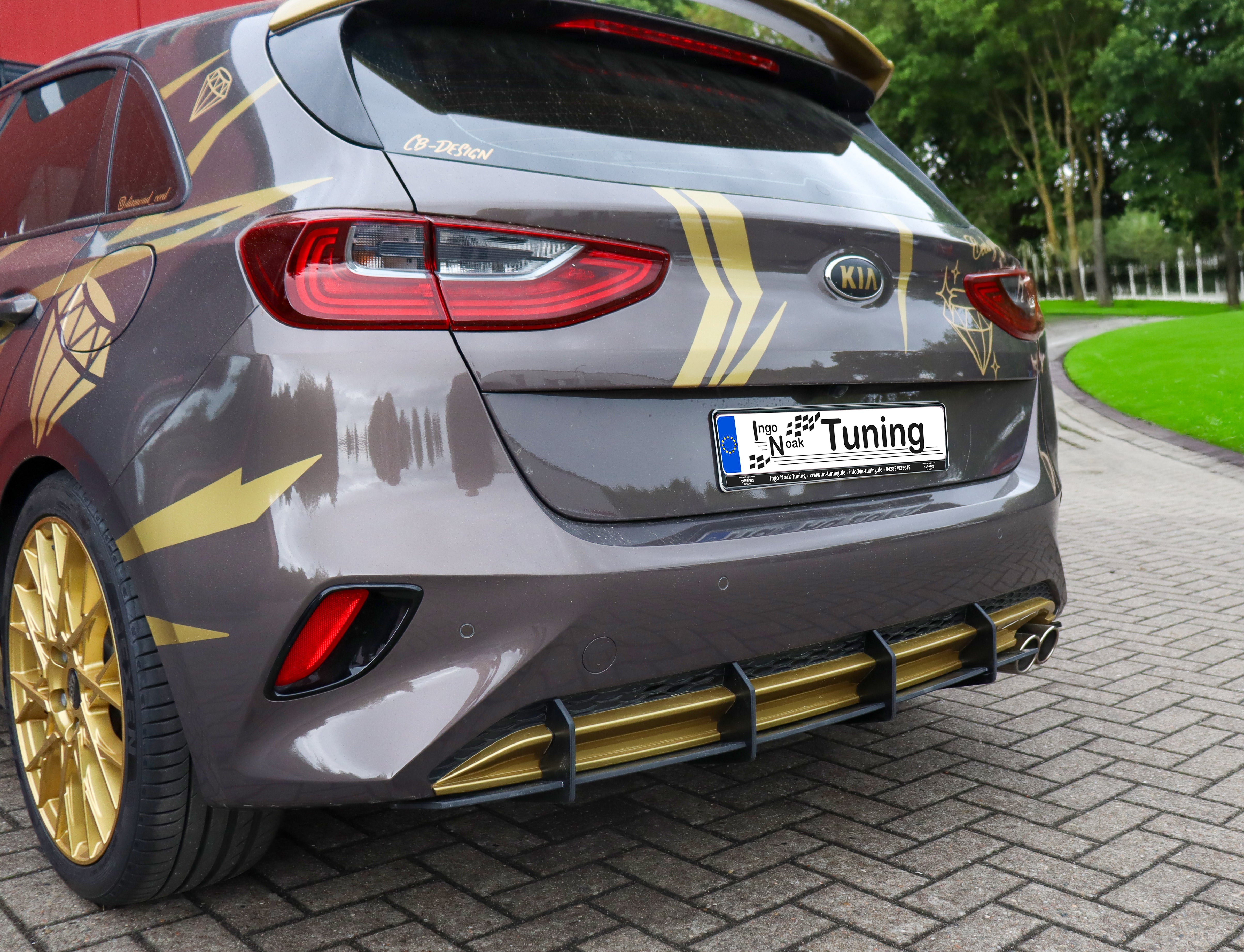 Heckdiffusor Diffusor passend für Kia Ceed STandard