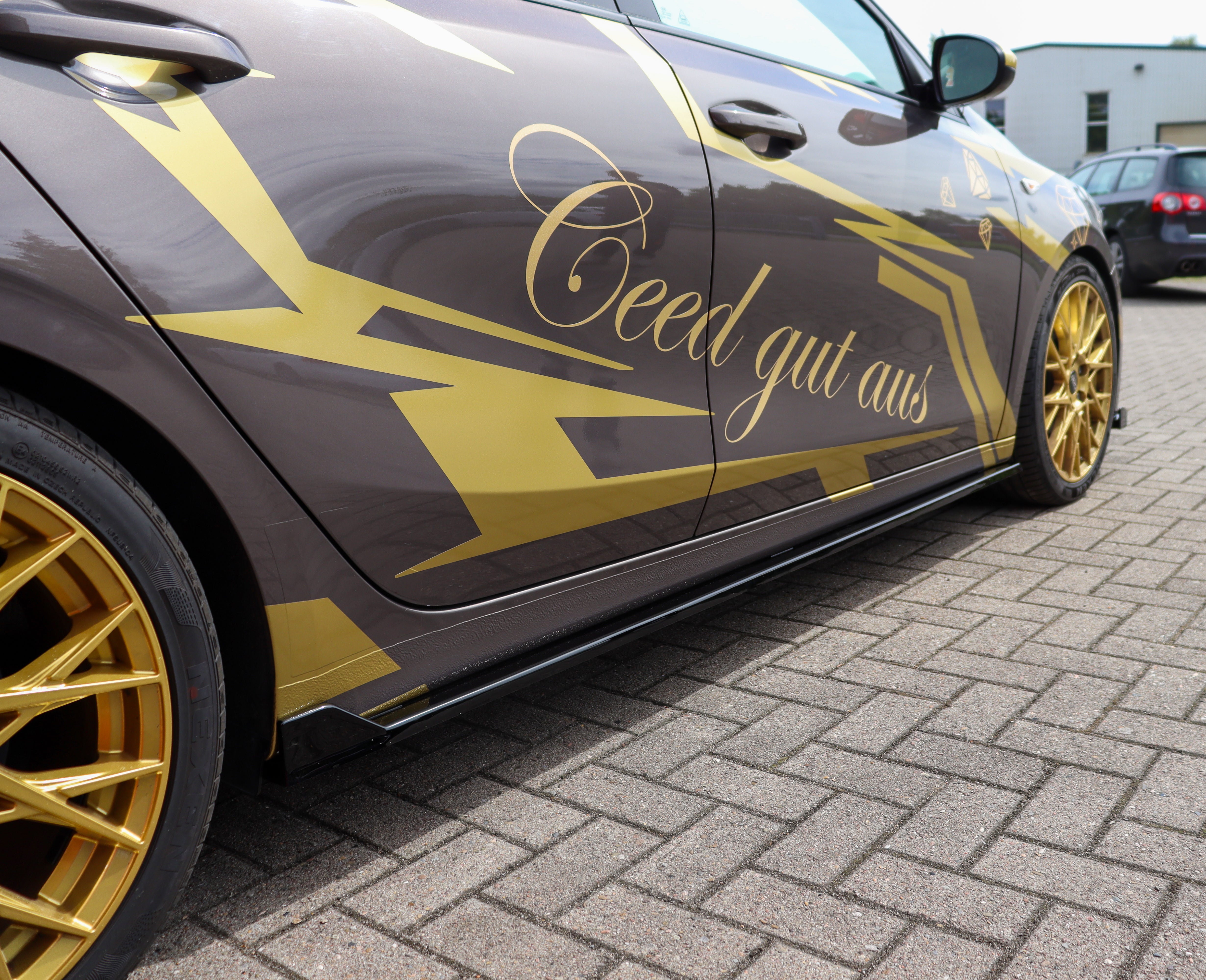 Cup Seitenschweller mit Wing hinten passend für Kia Ceed CD Standard