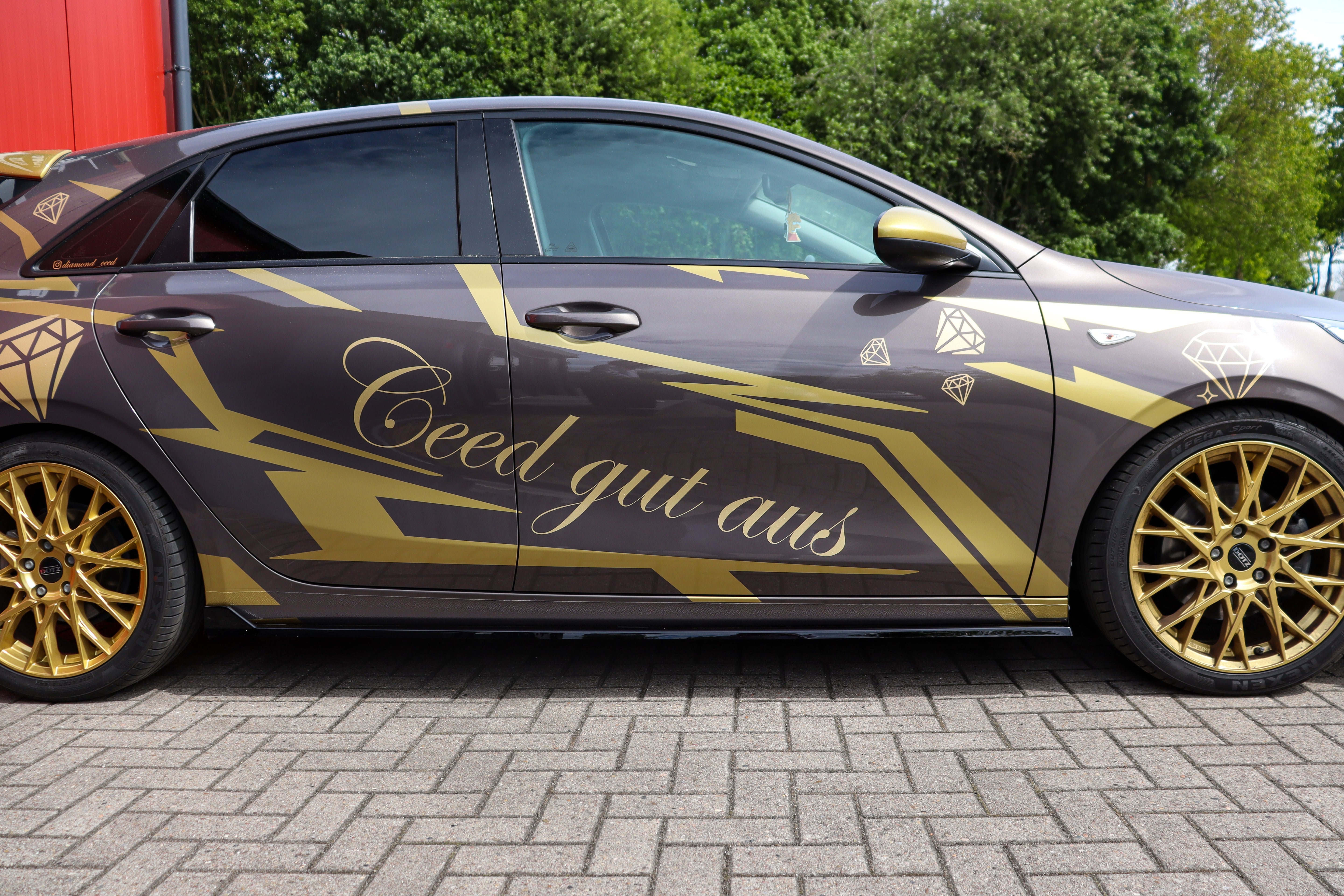 Cup Seitenschweller mit Wing hinten passend für Kia Ceed CD Standard