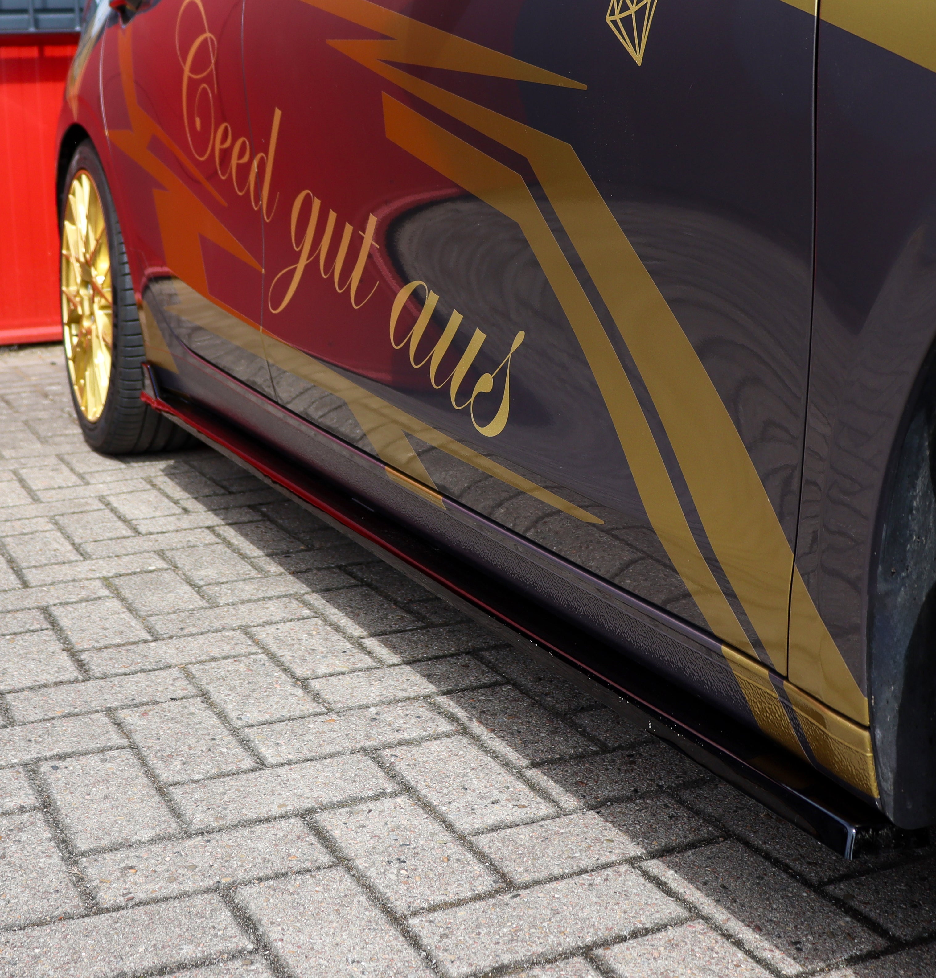 Cup Seitenschweller mit Wing hinten passend für Kia Ceed CD Standard