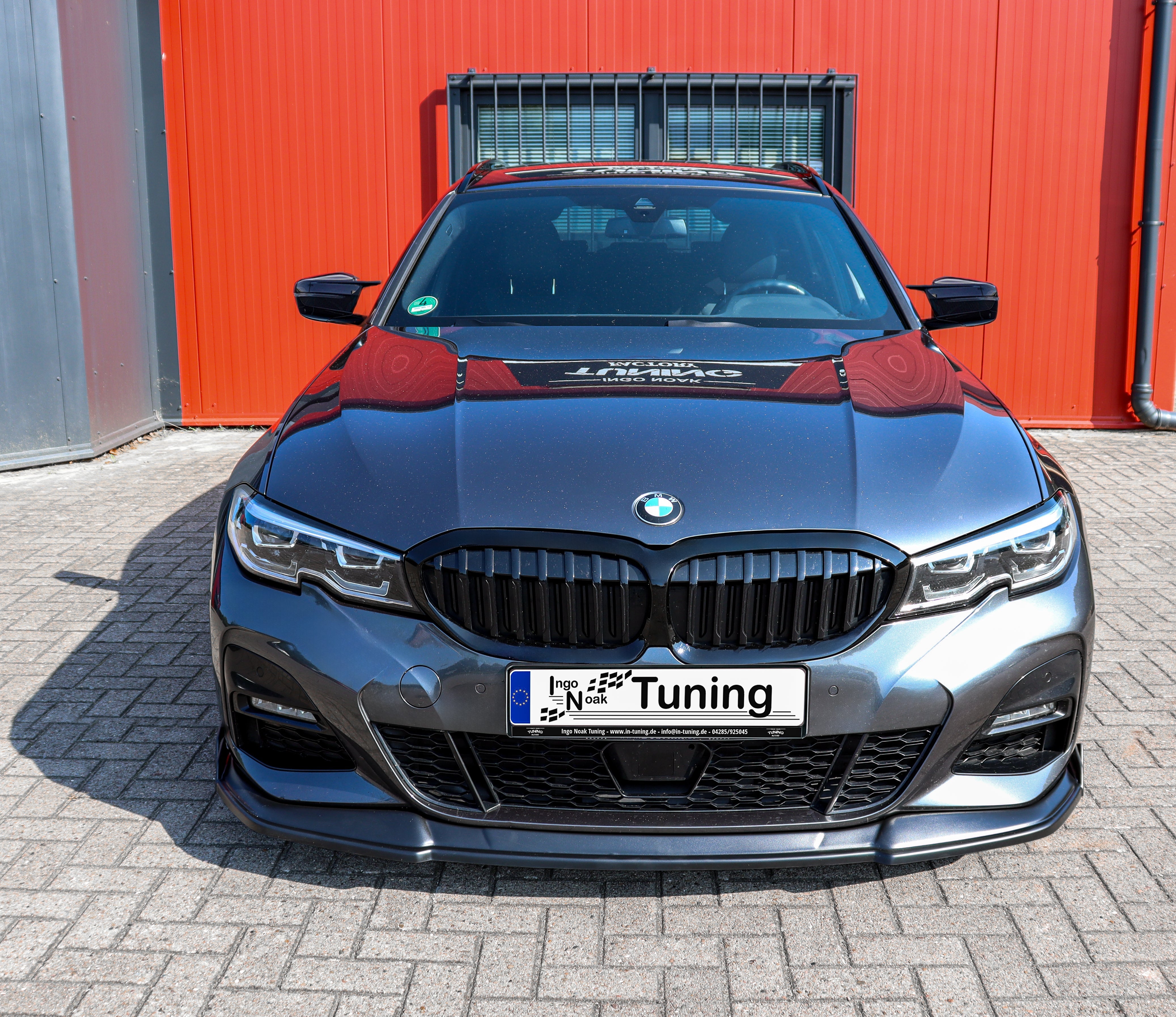 Frontspoiler Cuplippe mit Wings aus ABS passend für BMW 3er G20 G21 M-Paket