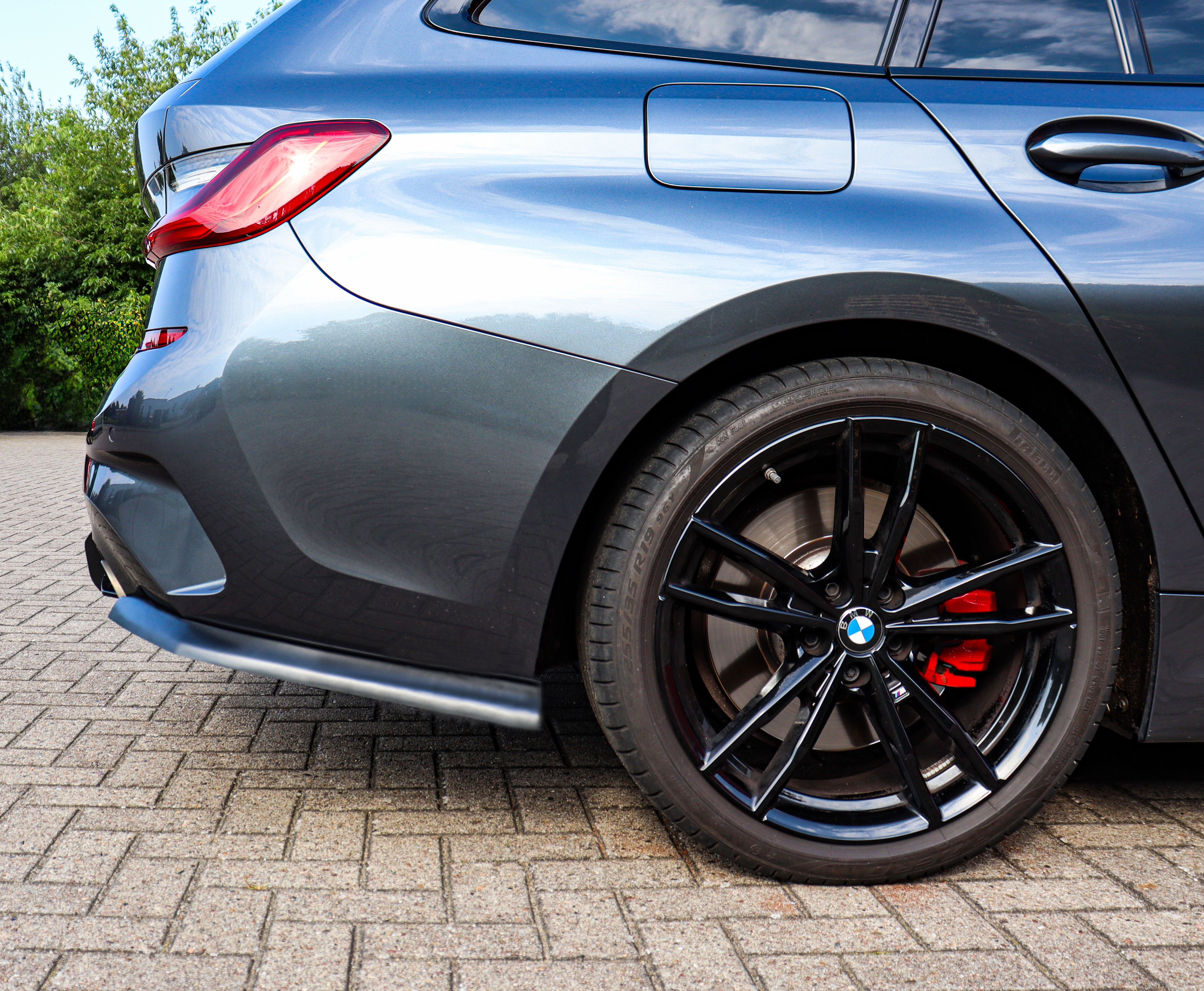 Heckansatz Seitenteile aus ABS passend für BMW 3er G20 G21 M-Paket